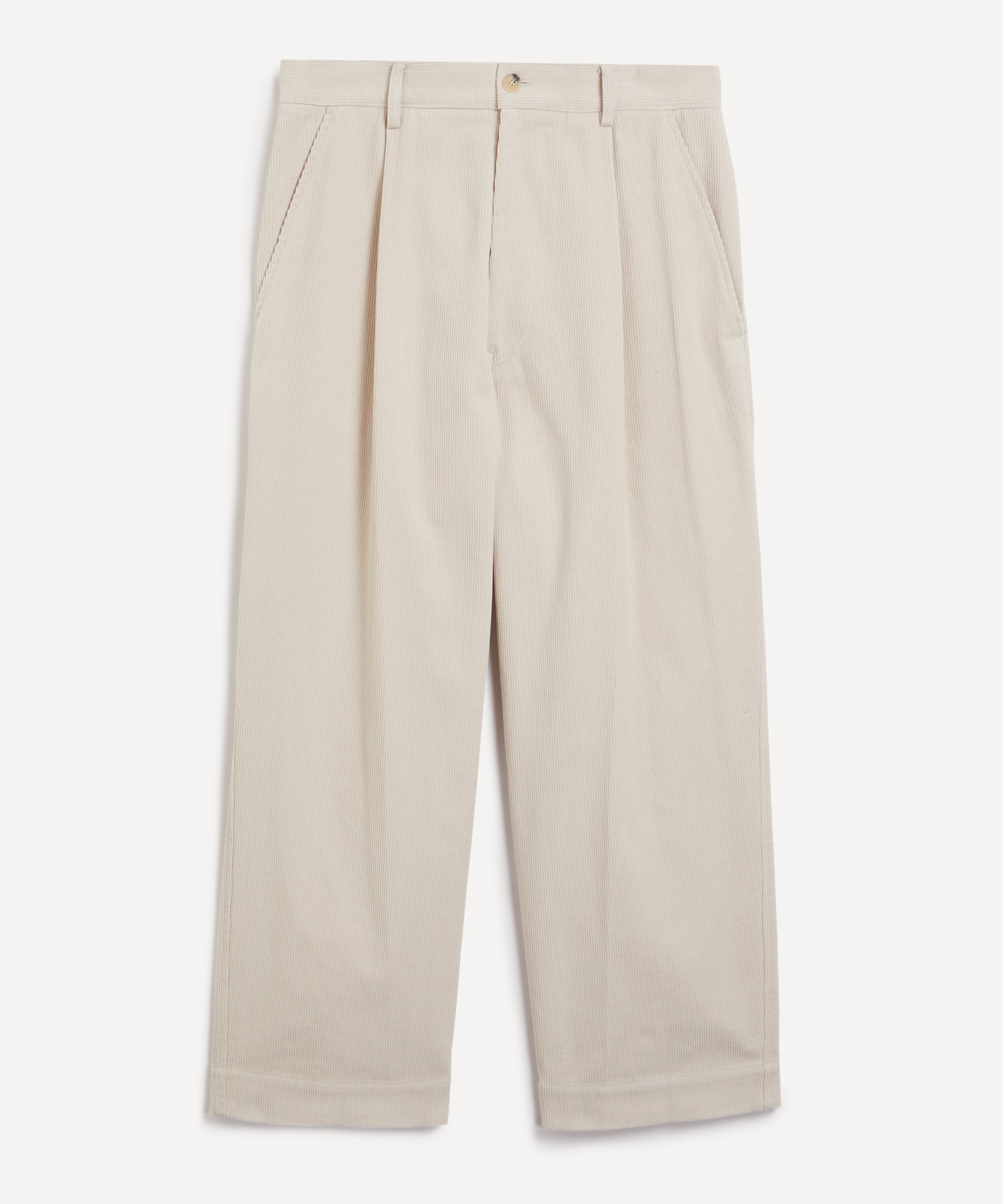 Le17septembre - Pleated Corduroy Trousers image number 0