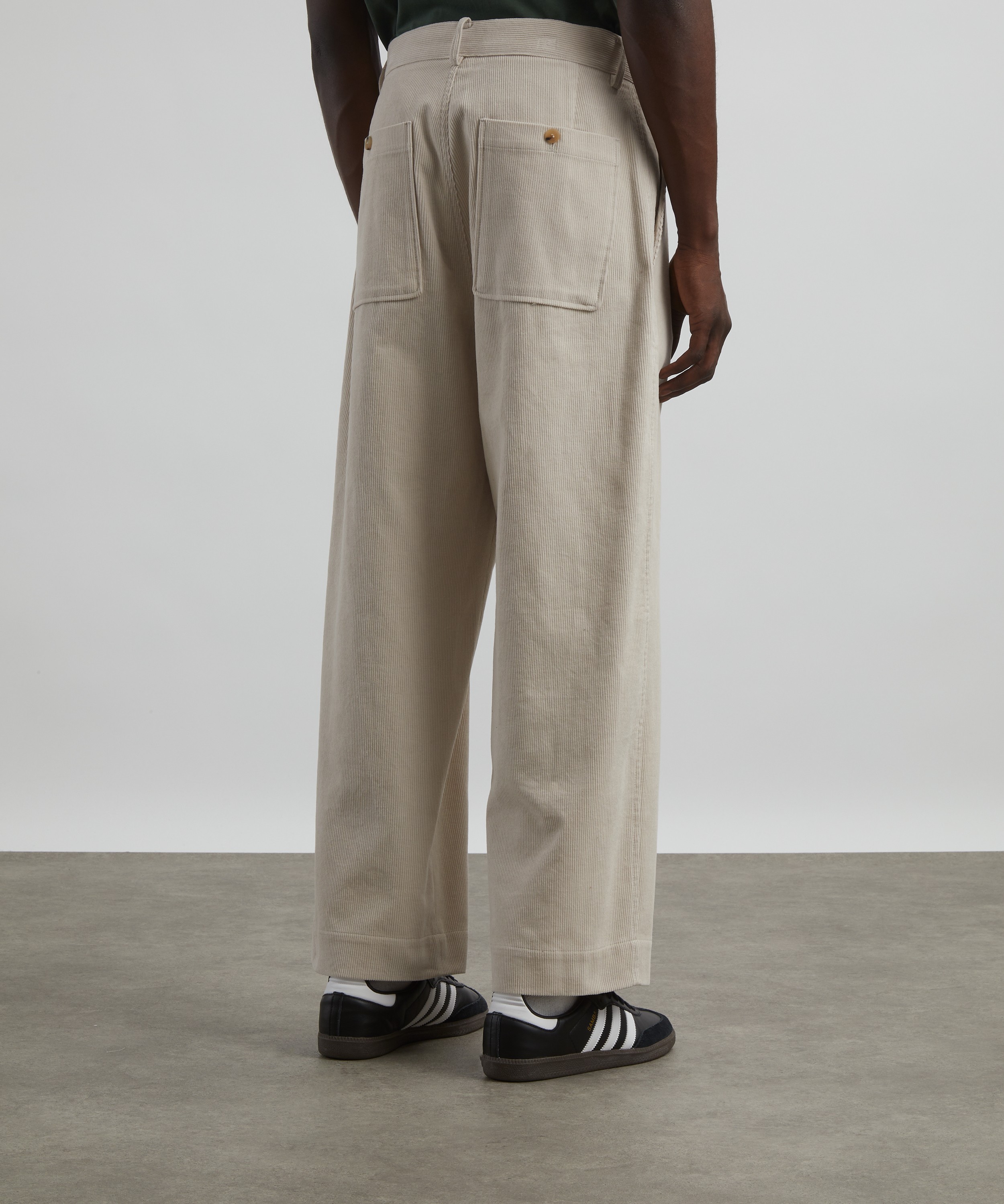 Le17septembre - Pleated Corduroy Trousers image number 3