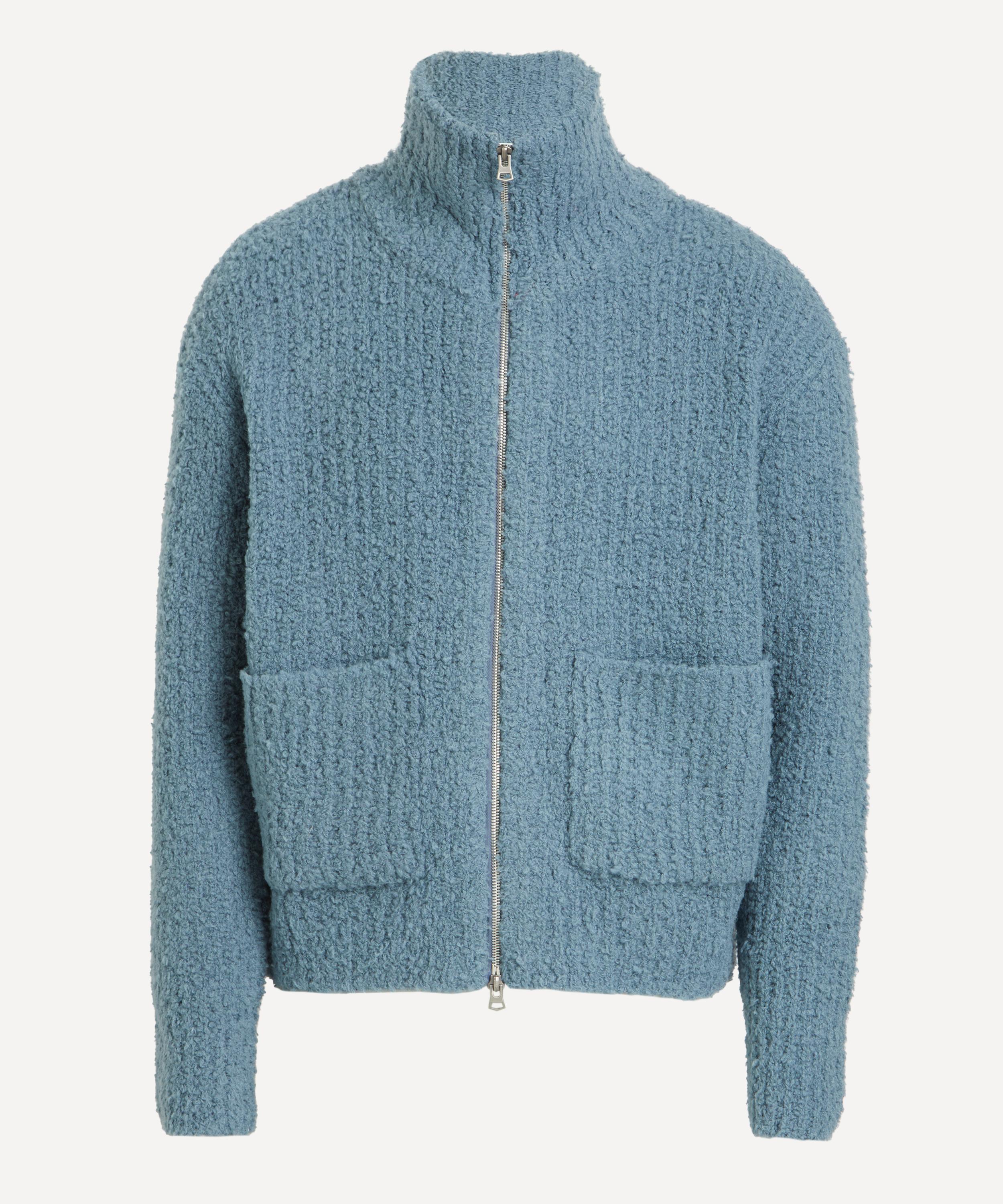 Le17septembre - Blue Wool-Blend Zipped Cardigan image number 0