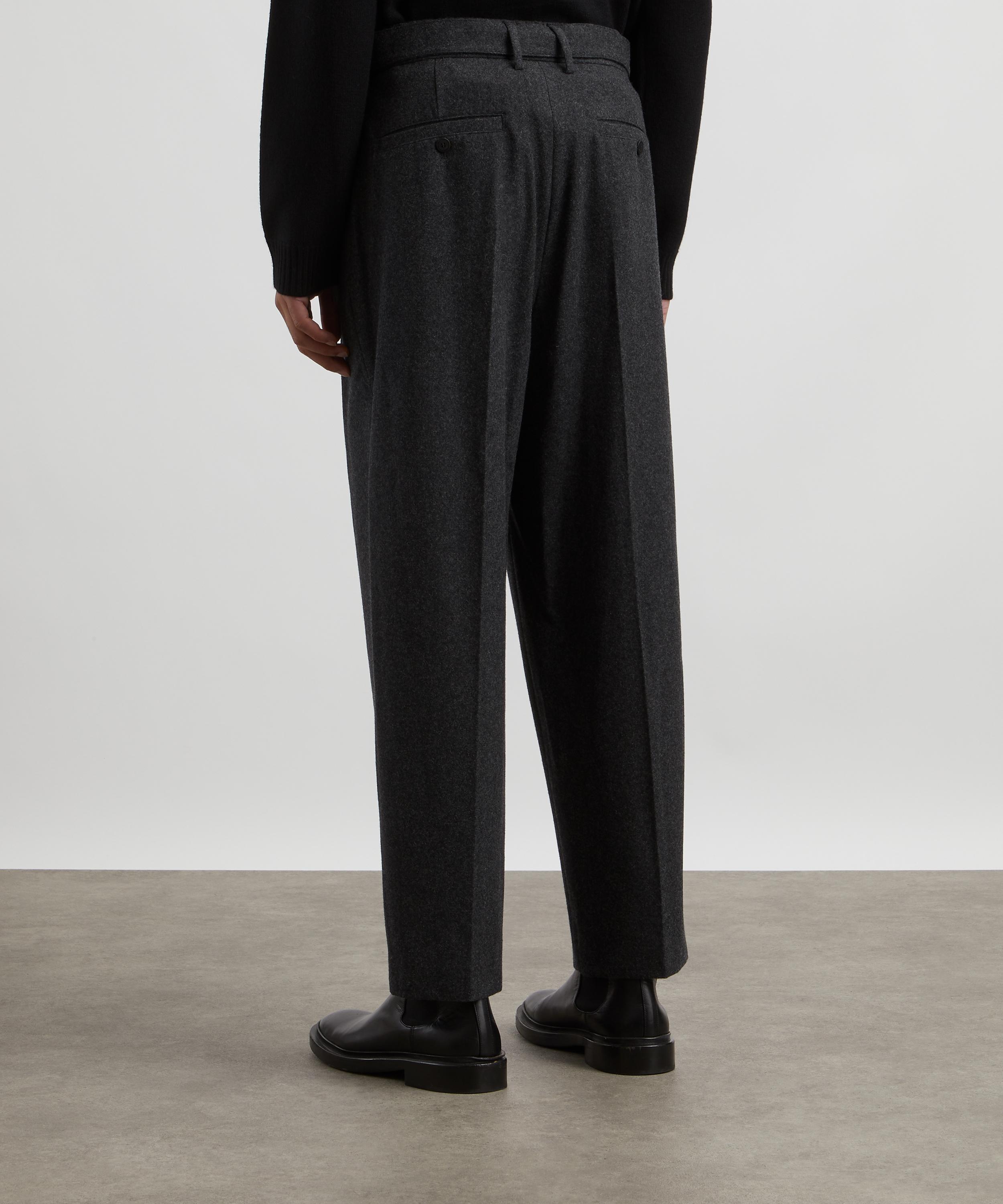 Le17septembre - Wide Leg Pleated Wool-Blend Trousers image number 3