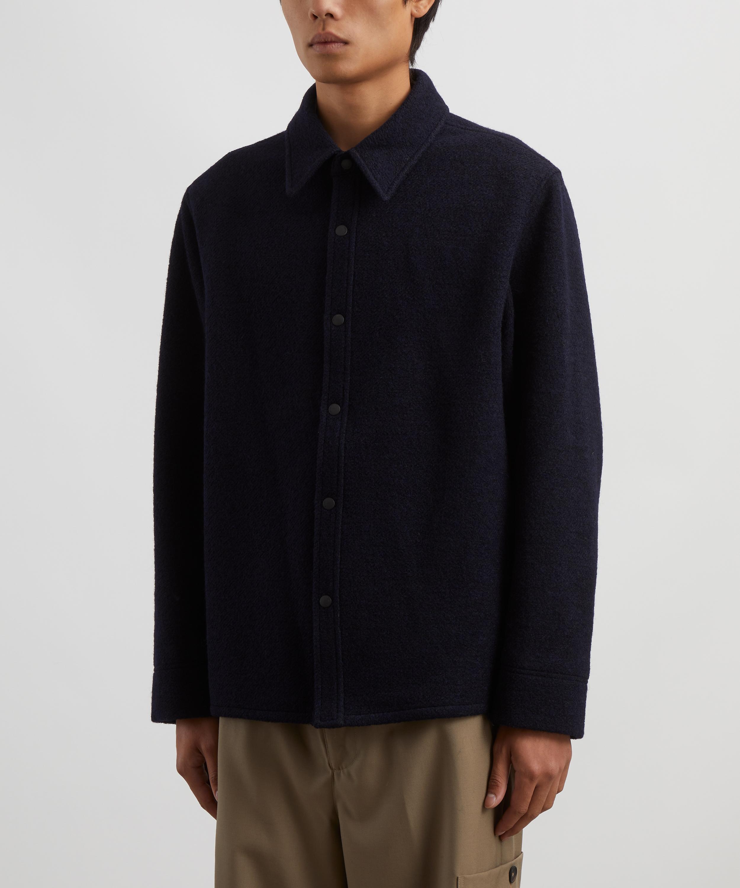 Le17septembre - Navy Wool-Blend Bouclé Jacket image number 2