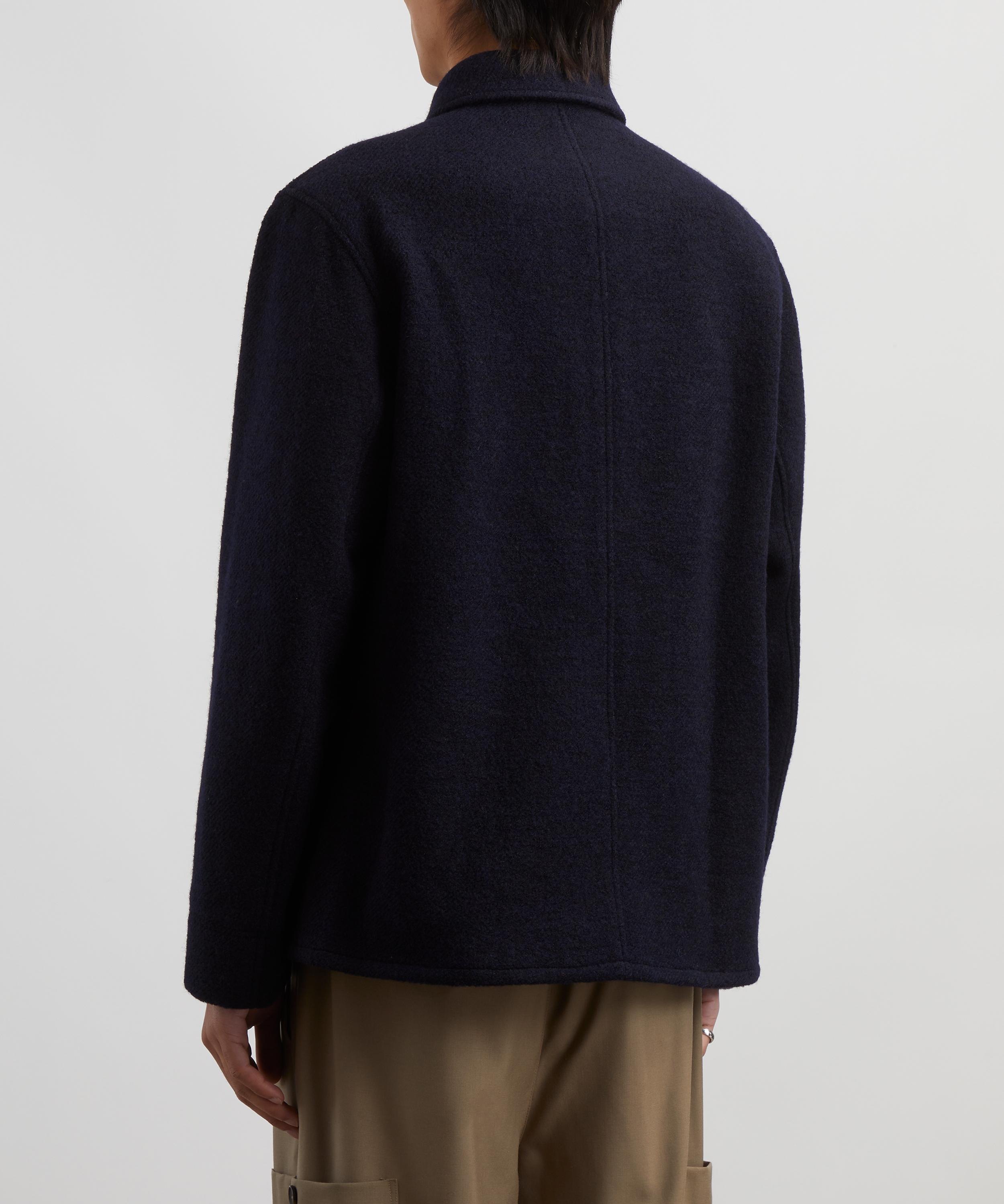 Le17septembre - Navy Wool-Blend Bouclé Jacket image number 3