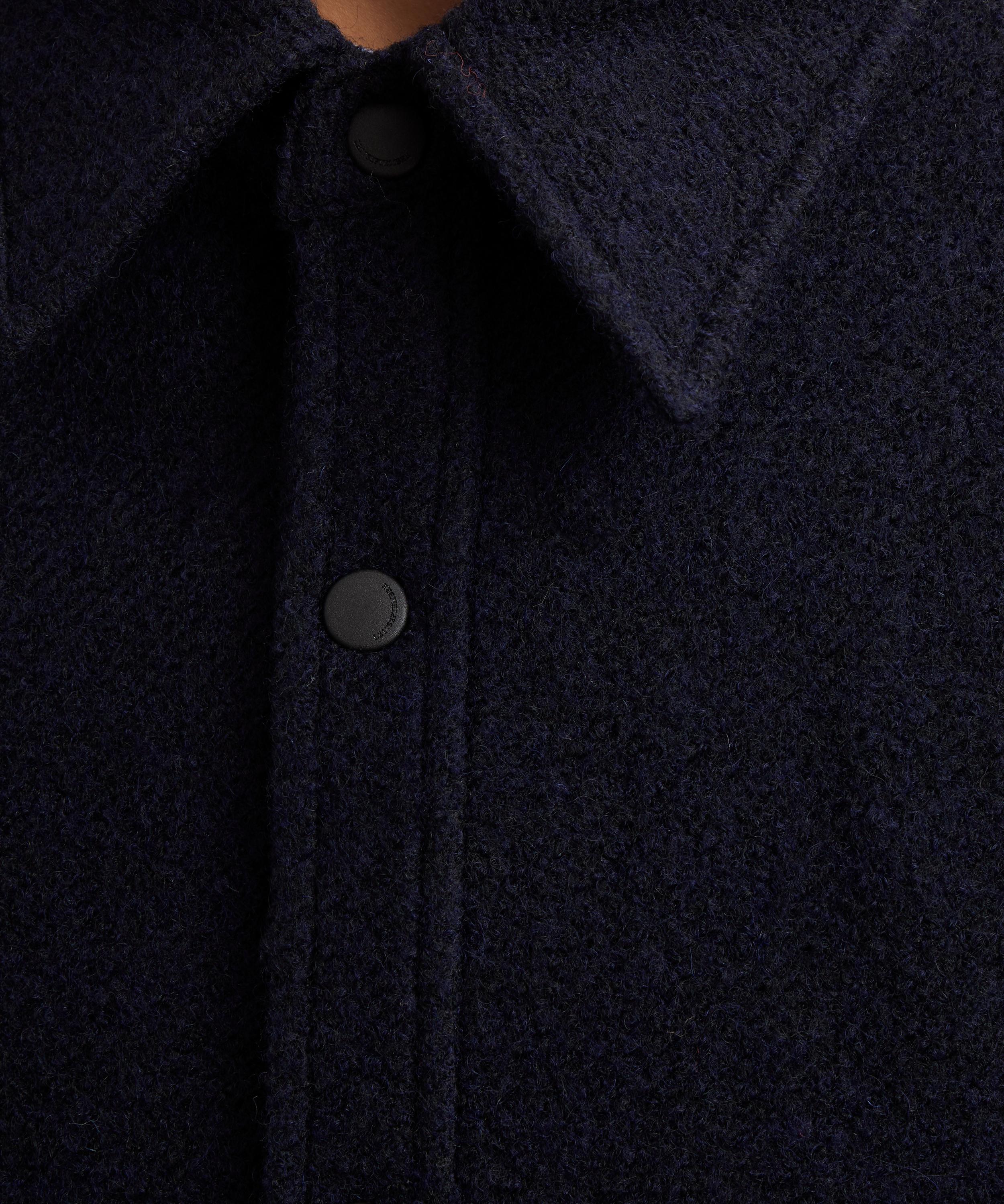 Le17septembre - Navy Wool-Blend Bouclé Jacket image number 4