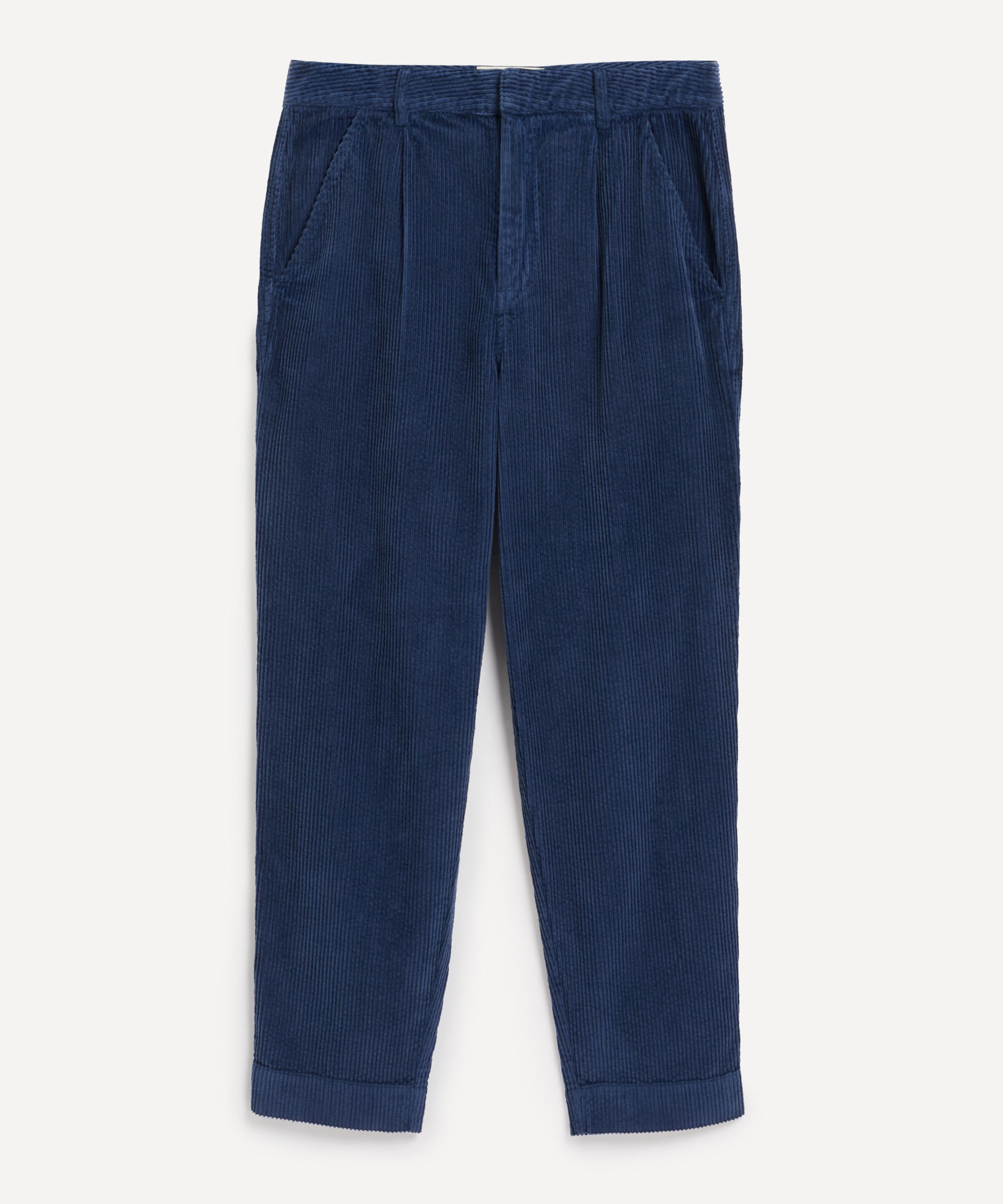 Folk - Signal Soft Blue Cord Trousers image number 0