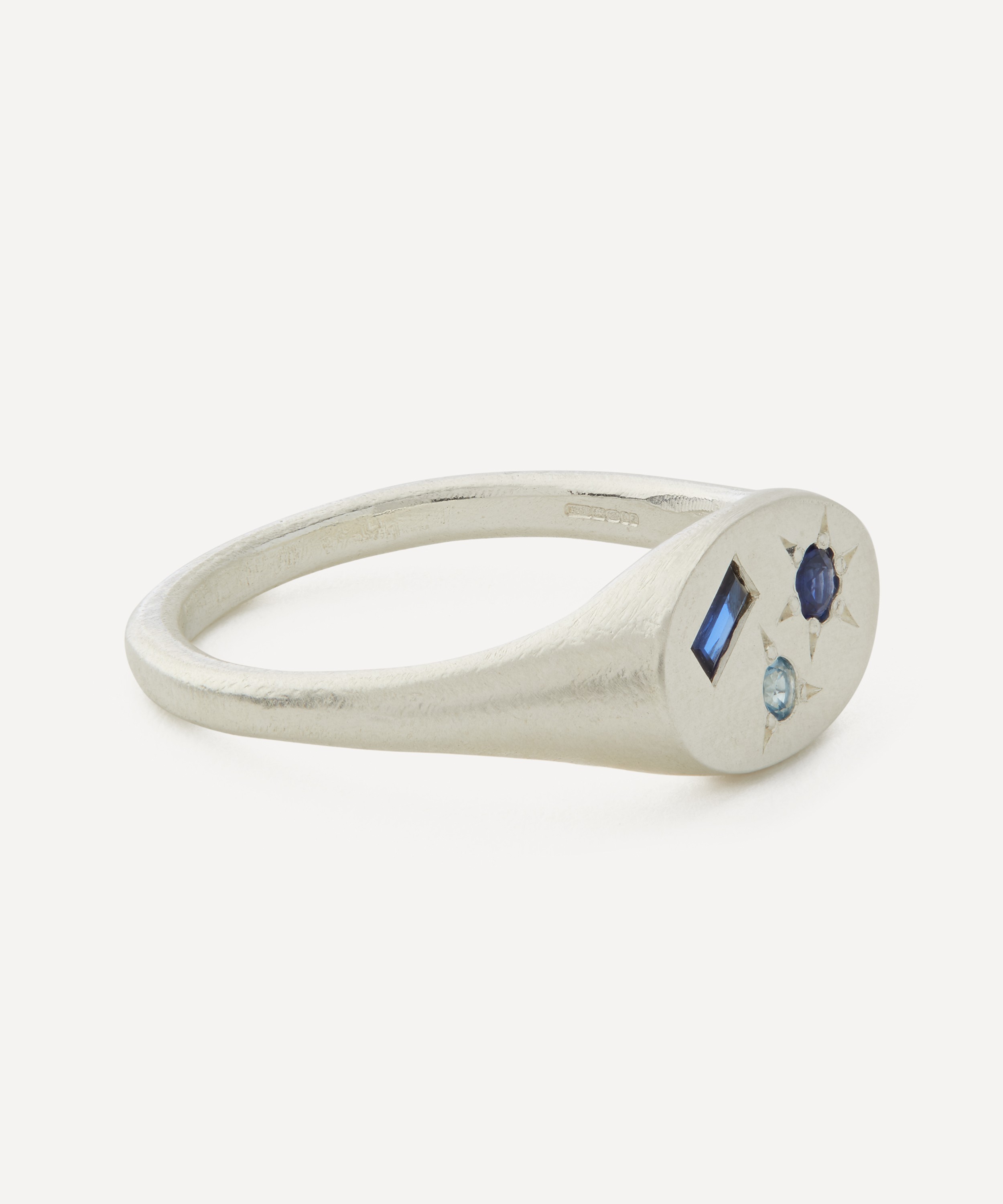 Seb Brown Sterling Silver Neapolitan Signet Ring | Liberty