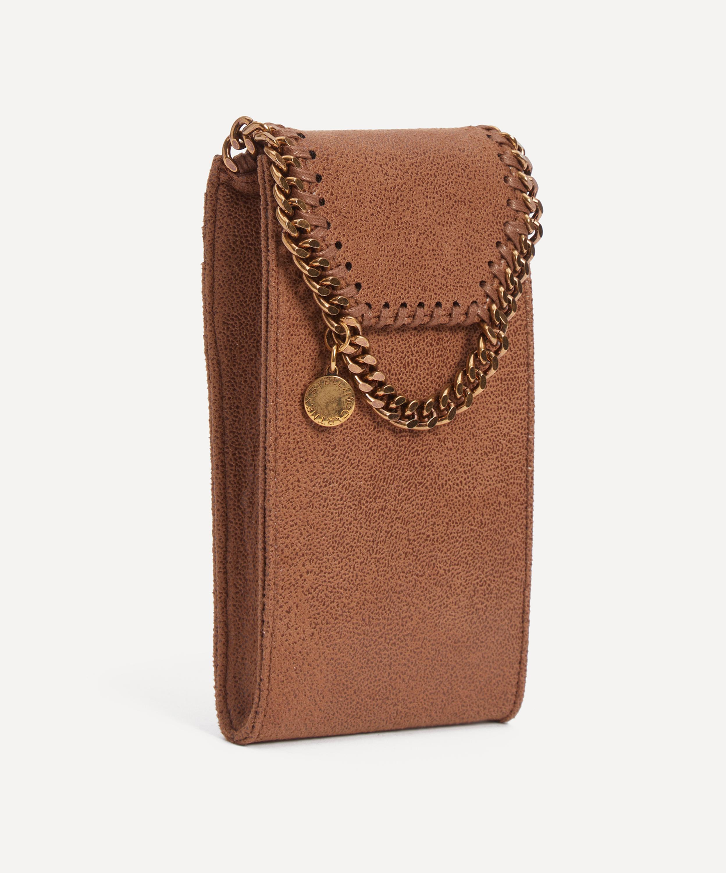 Stella McCartney - Falabella Chain-Link Pecan Phone Pouch image number 2