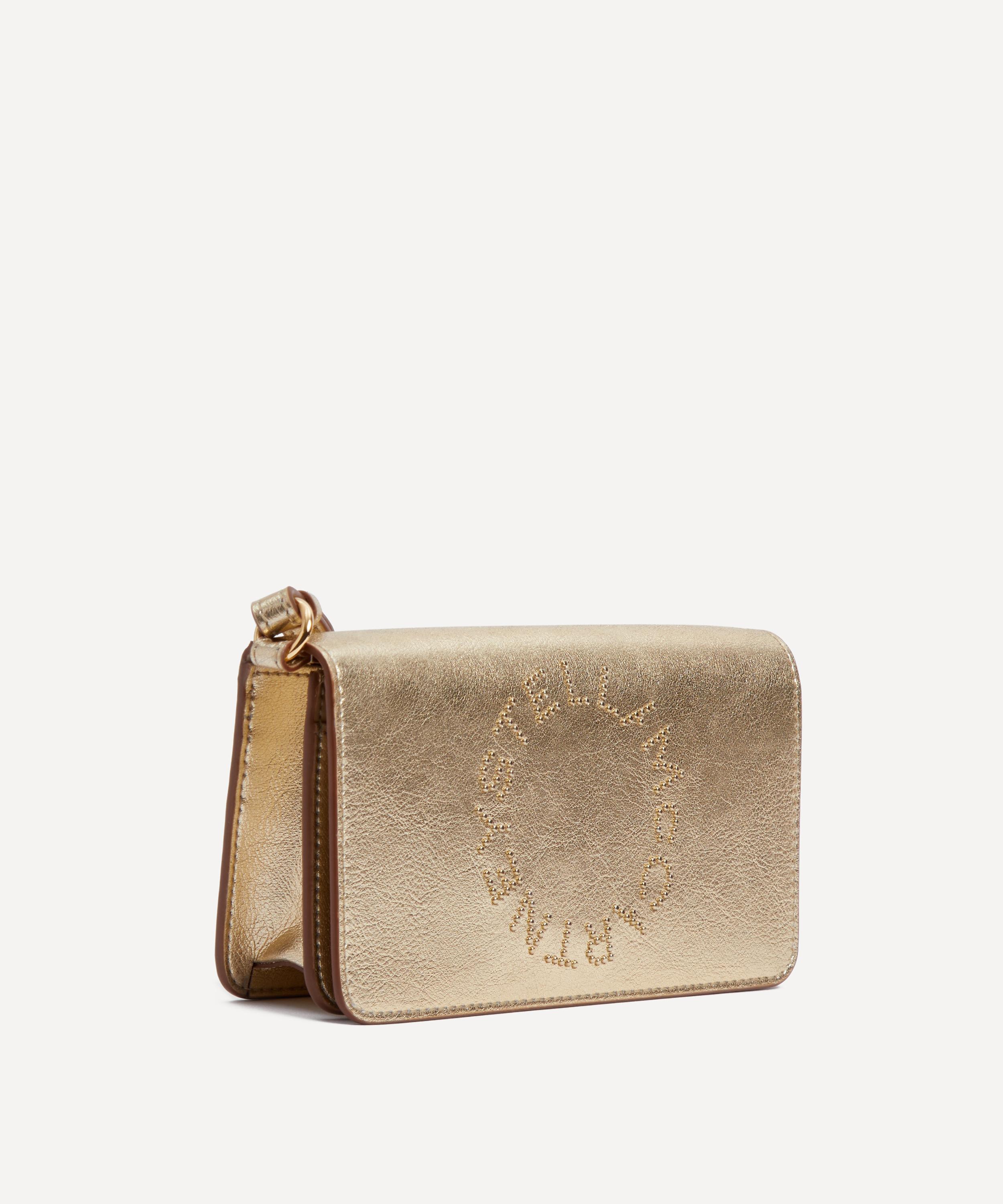 Stella McCartney - Metallic Studded Logo Mini Crossbody Bag image number 2