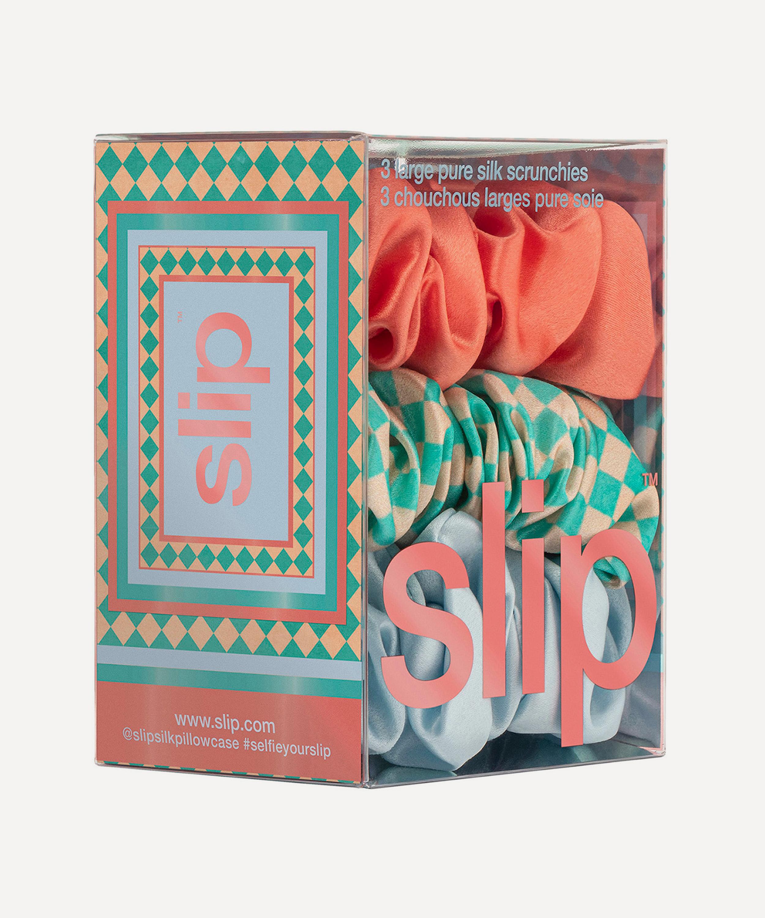 Slip - Sea Mist Large Silk Scrunchies Pack of 3 image number 3