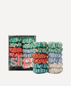 Slip - Seaside Minnie Silk Scrunchies Pack of 12 image number 0