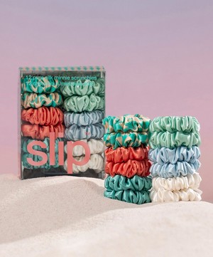 Slip - Seaside Minnie Silk Scrunchies Pack of 12 image number 5