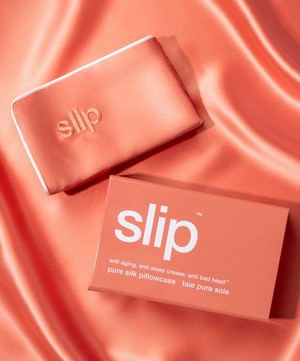 Slip - Queen Silk Coral Sunset Pillowcase image number 7