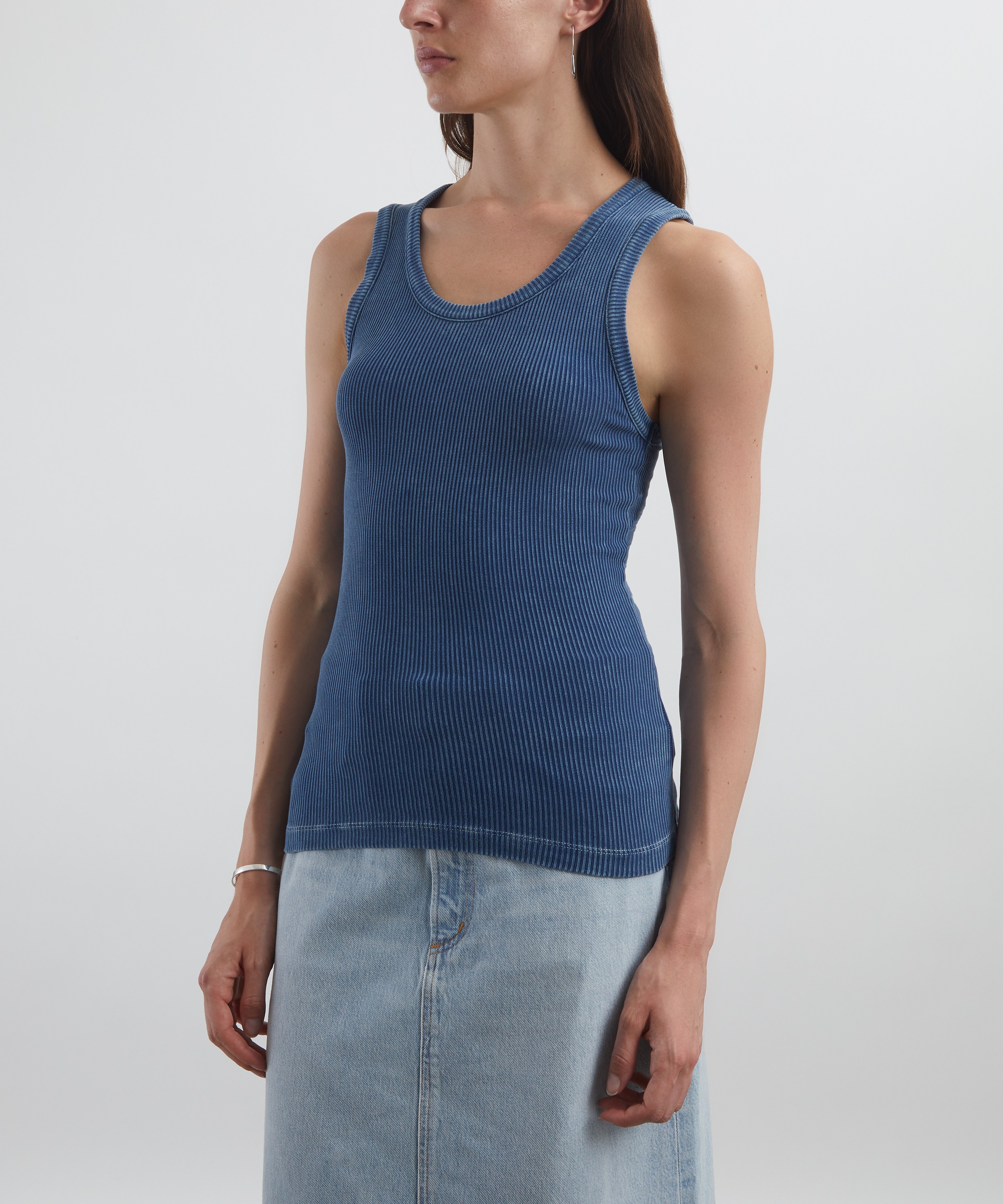 AGOLDE - Indigo Poppy Tank Top image number 2