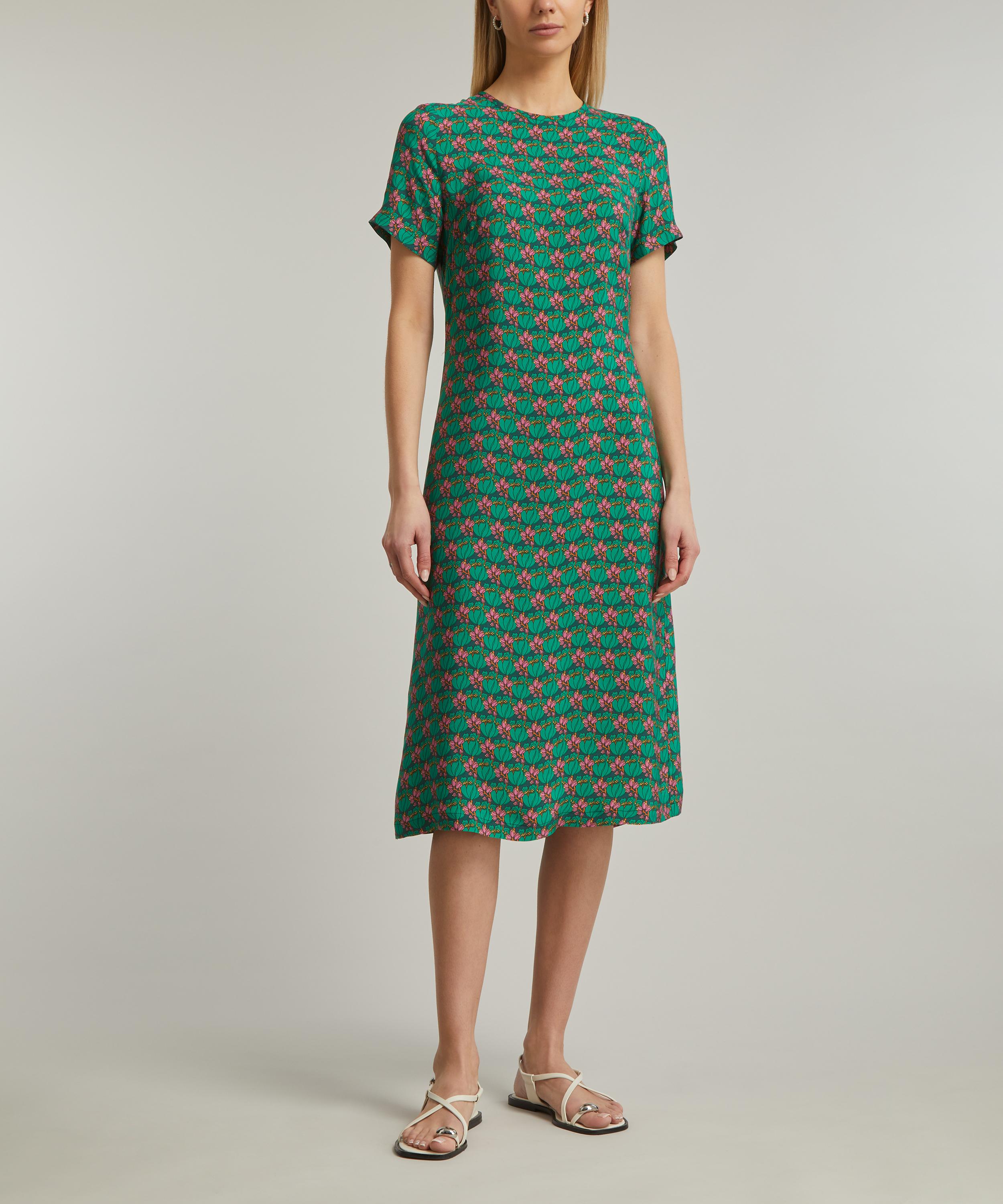 Liberty - Tudor Tulip Cupro Tee Dress image number 2