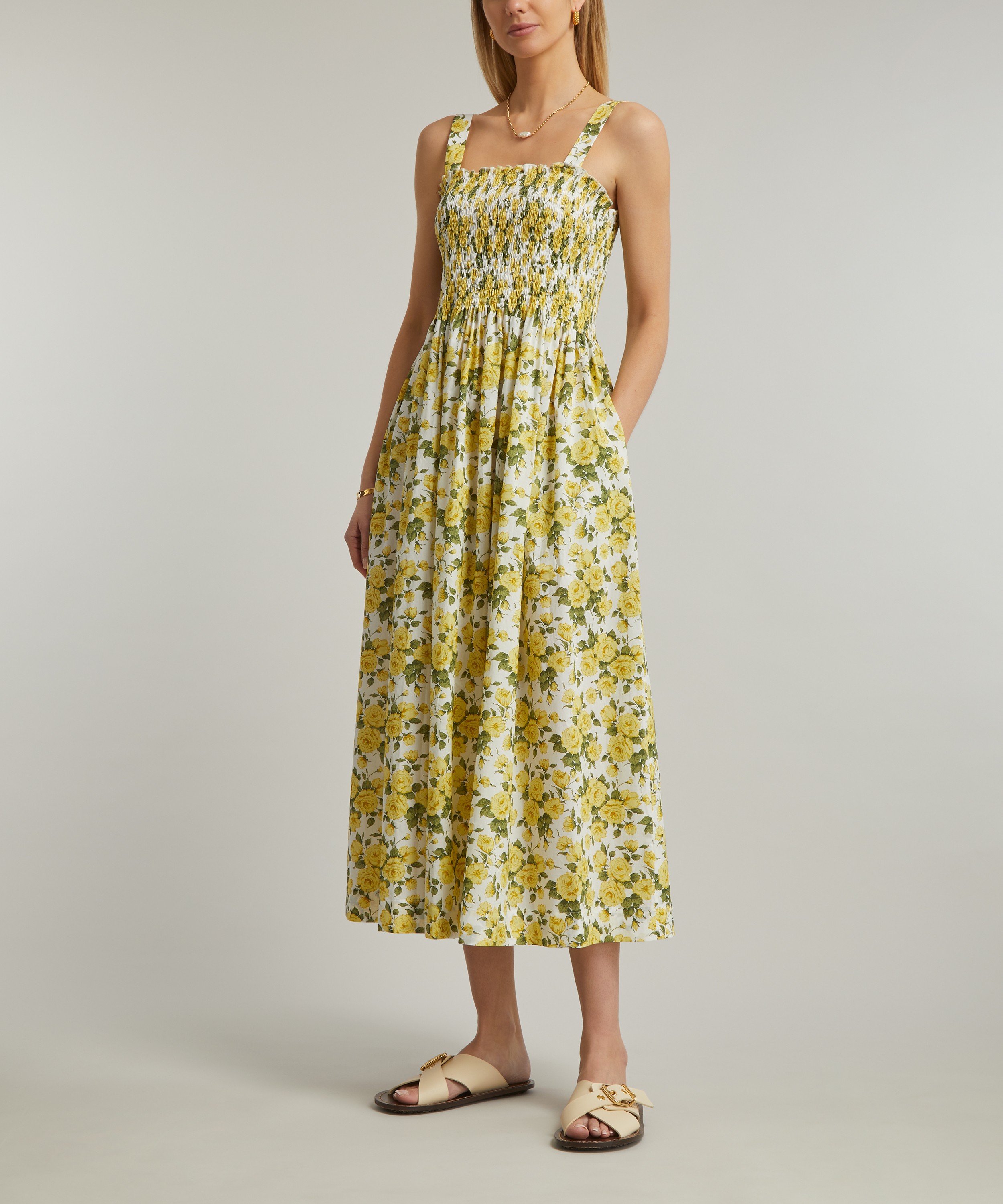 Liberty - Carline Rose Tana Lawn™ Cotton Voyage Sun-Dress image number 2