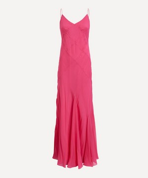 Saloni - Cameron Honeysuckle Pink Strappy Dress image number 0
