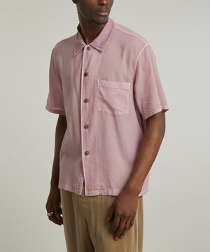 Our Legacy - Box Shirt in Dusty Lilac Coated Voile  image number 2
