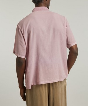 Our Legacy - Box Shirt in Dusty Lilac Coated Voile  image number 3