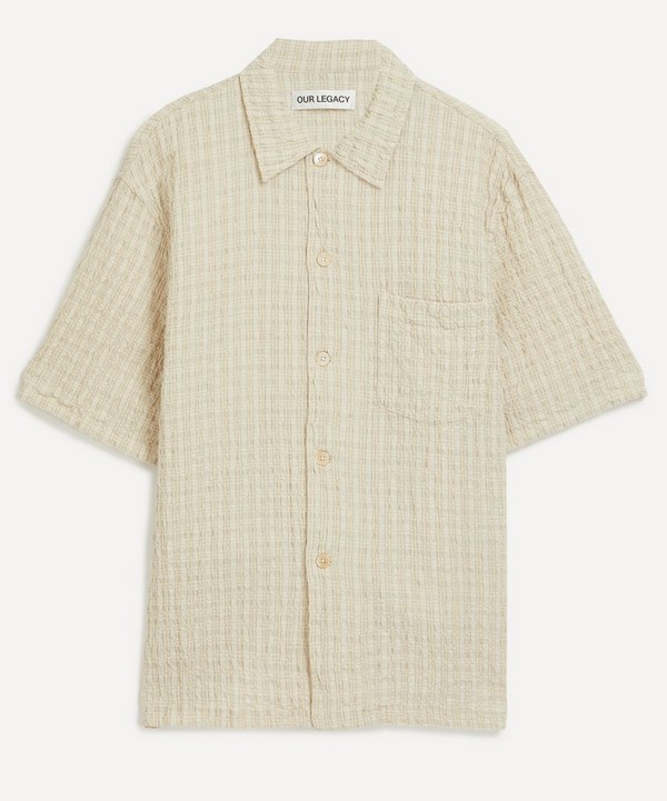 Our Legacy - Box Shirt in Light Authentic Seersucker