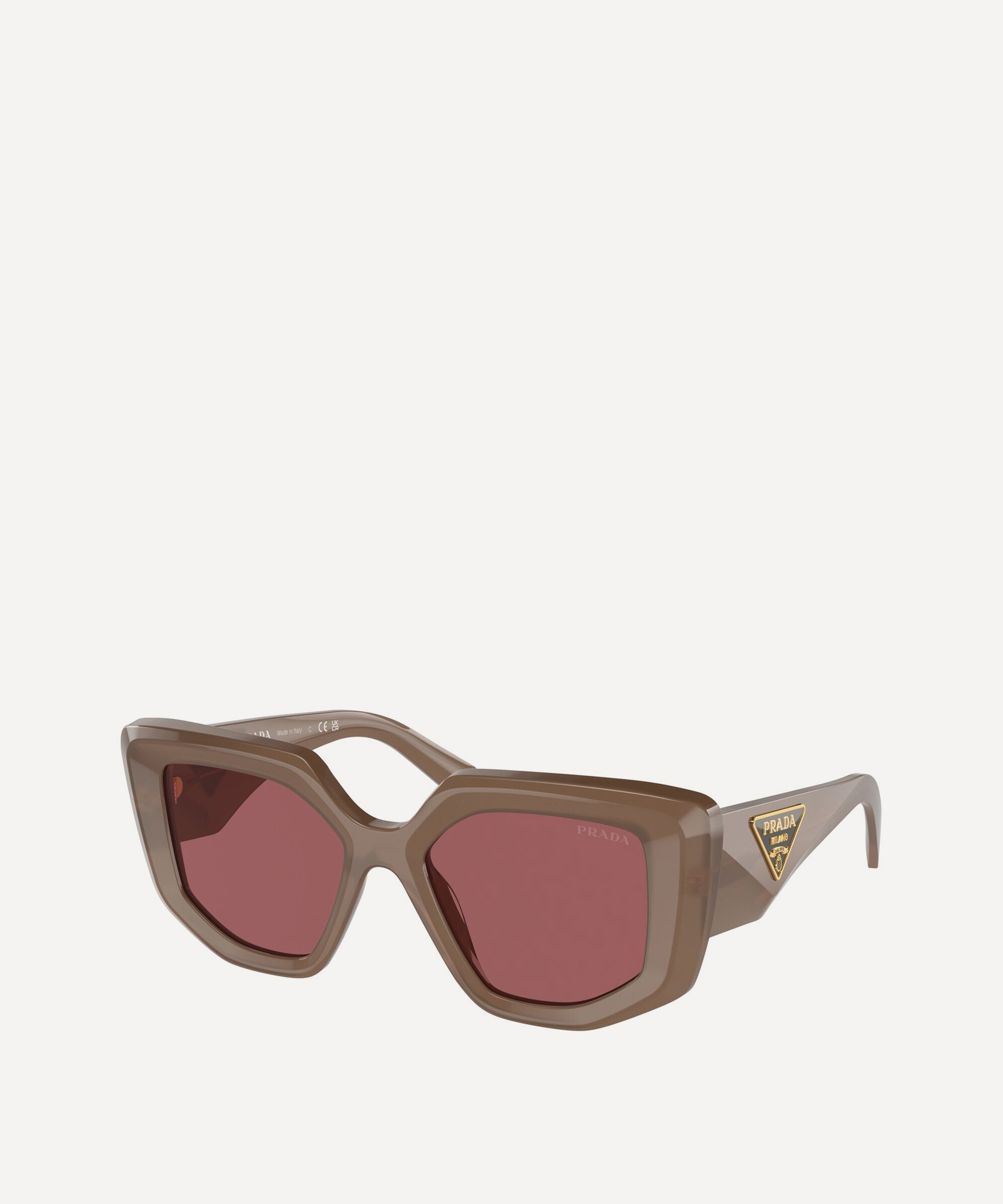 Prada - Oversized Hexagon Sunglasses image number 0
