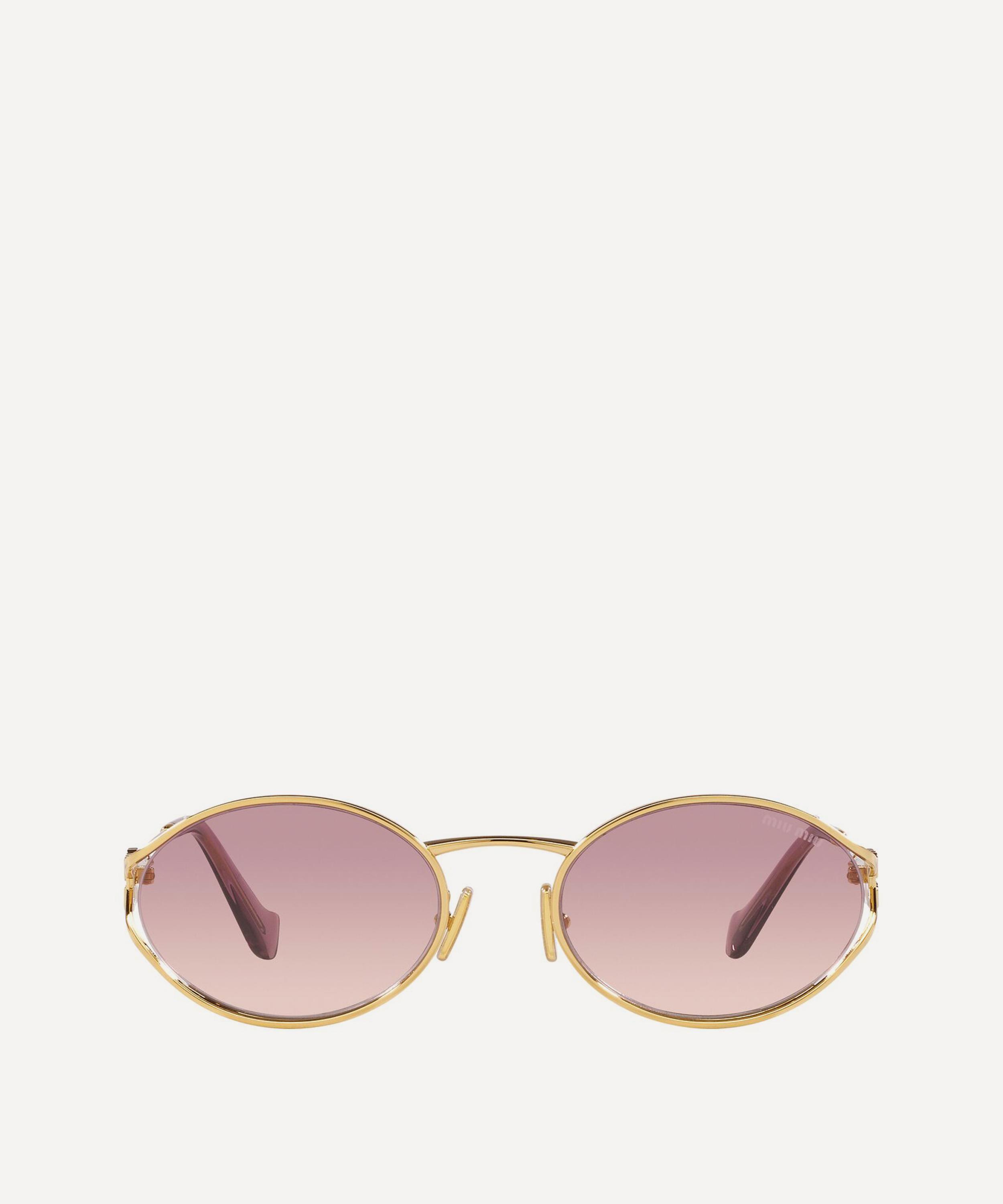 Miu Miu - Oval Sunglasses