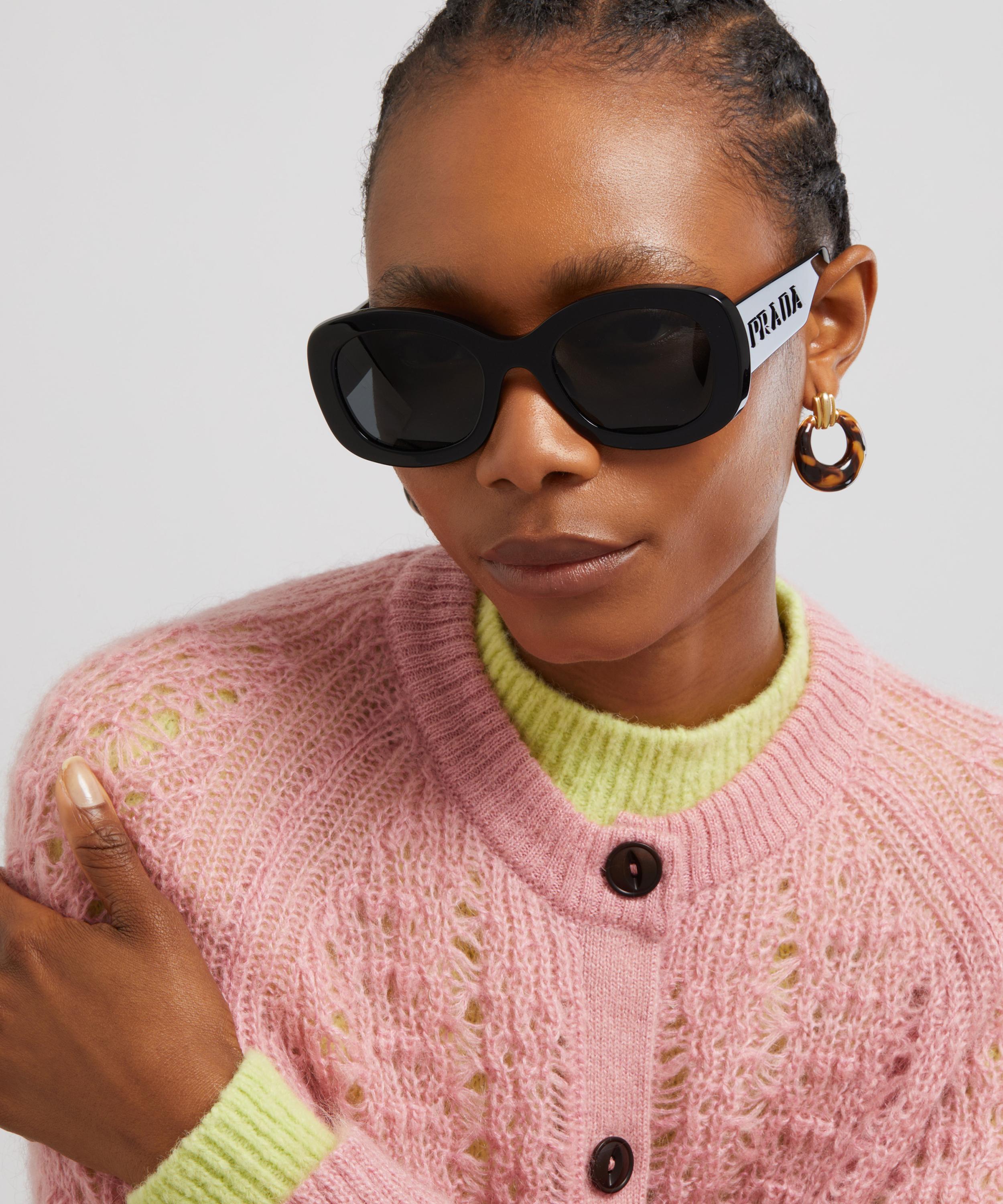 Prada - Oversized Oval Sunglasses image number 1