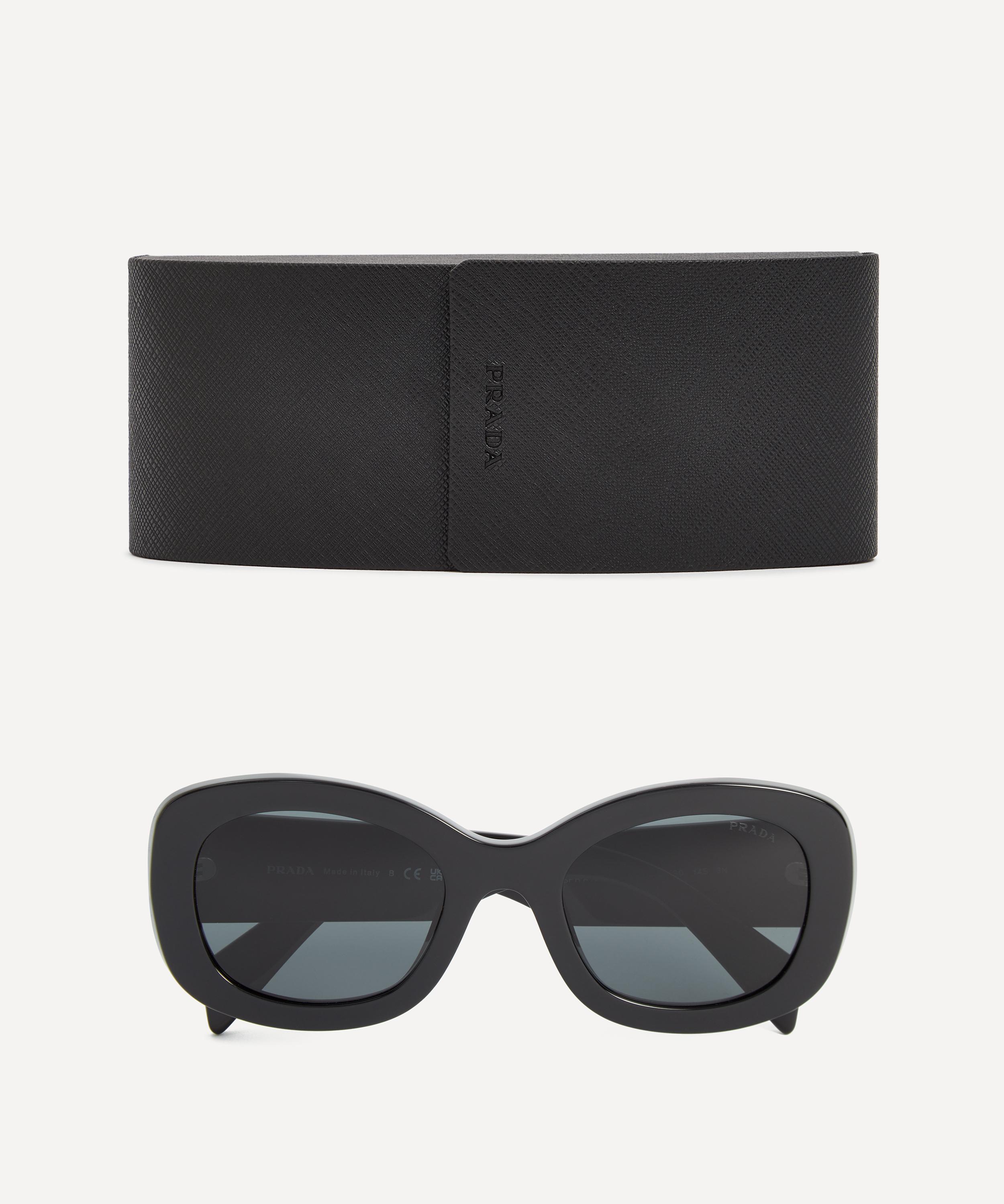 Prada - Oversized Oval Sunglasses image number 4