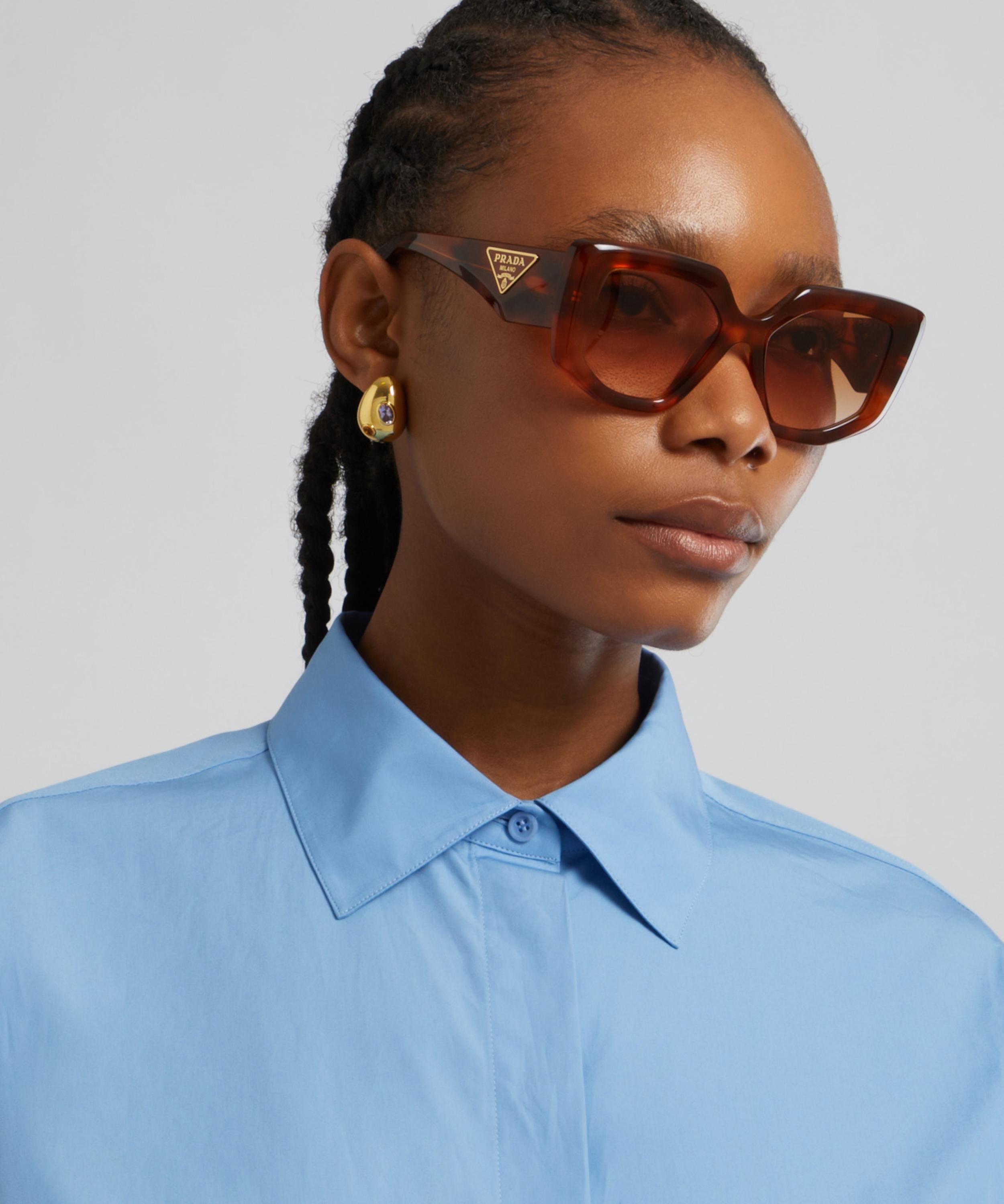 Prada - Oversized Hexagon Sunglasses image number 1