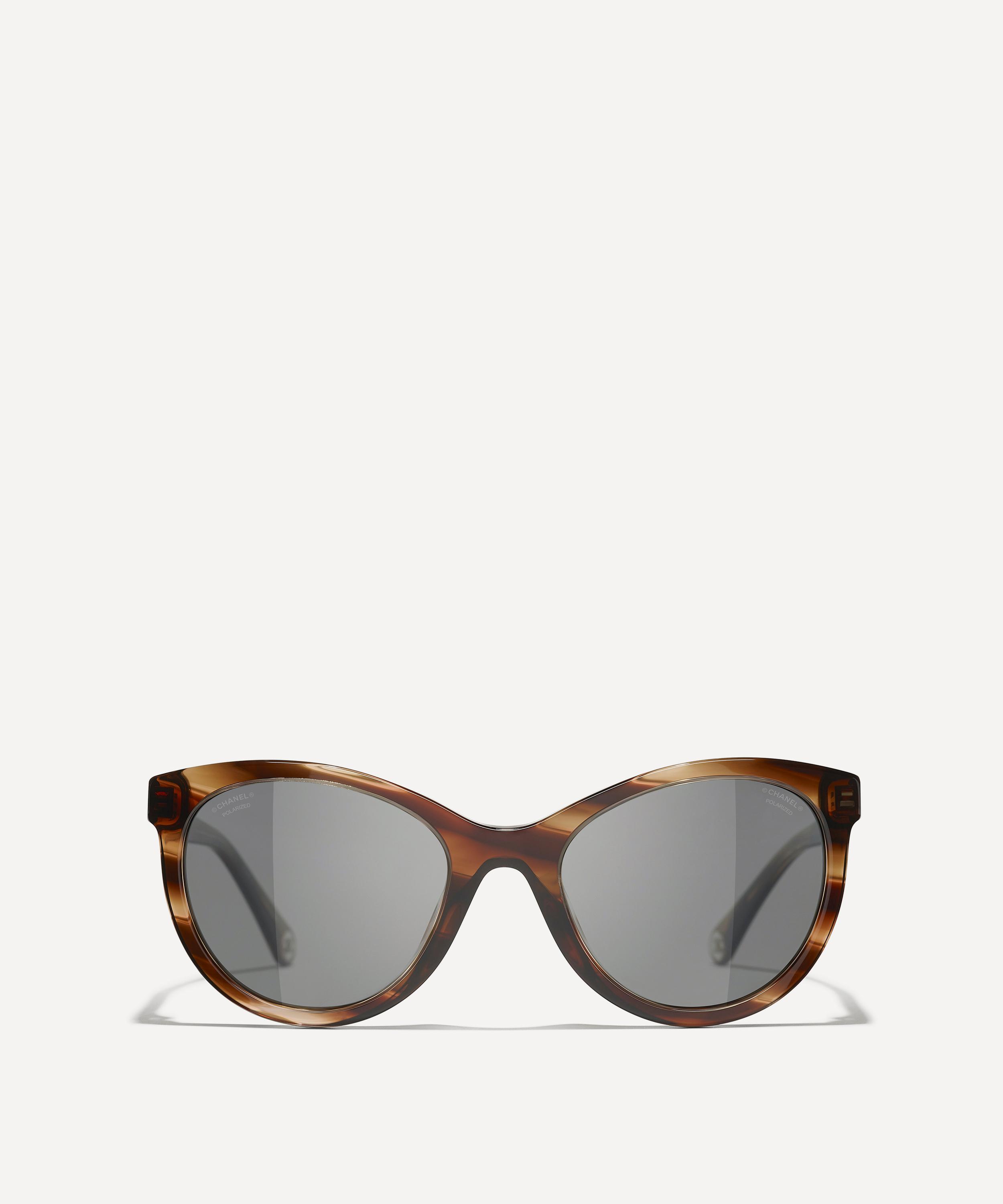 CHANEL - Round Tortoiseshell Sunglasses