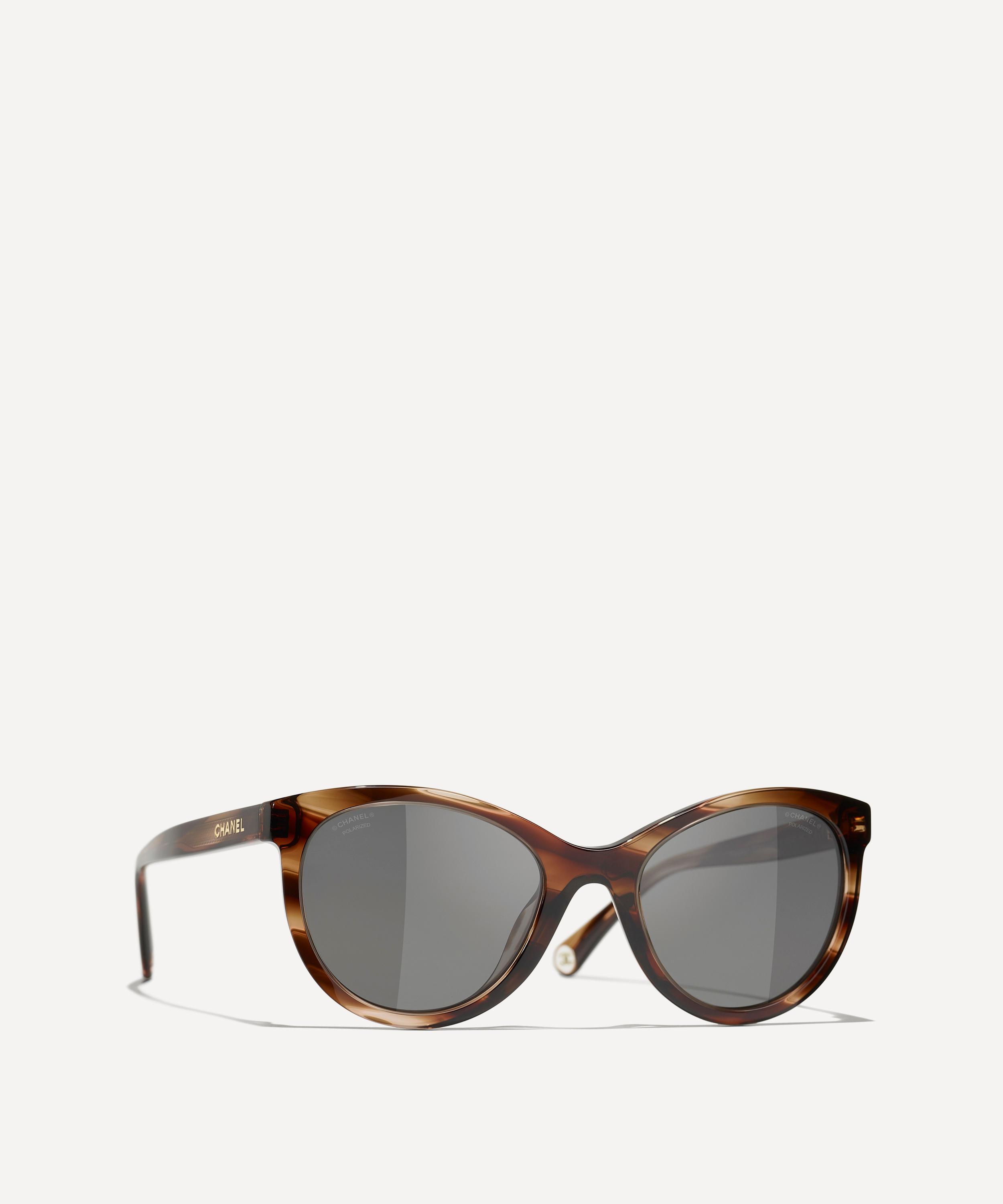 CHANEL - Round Tortoiseshell Sunglasses image number 1