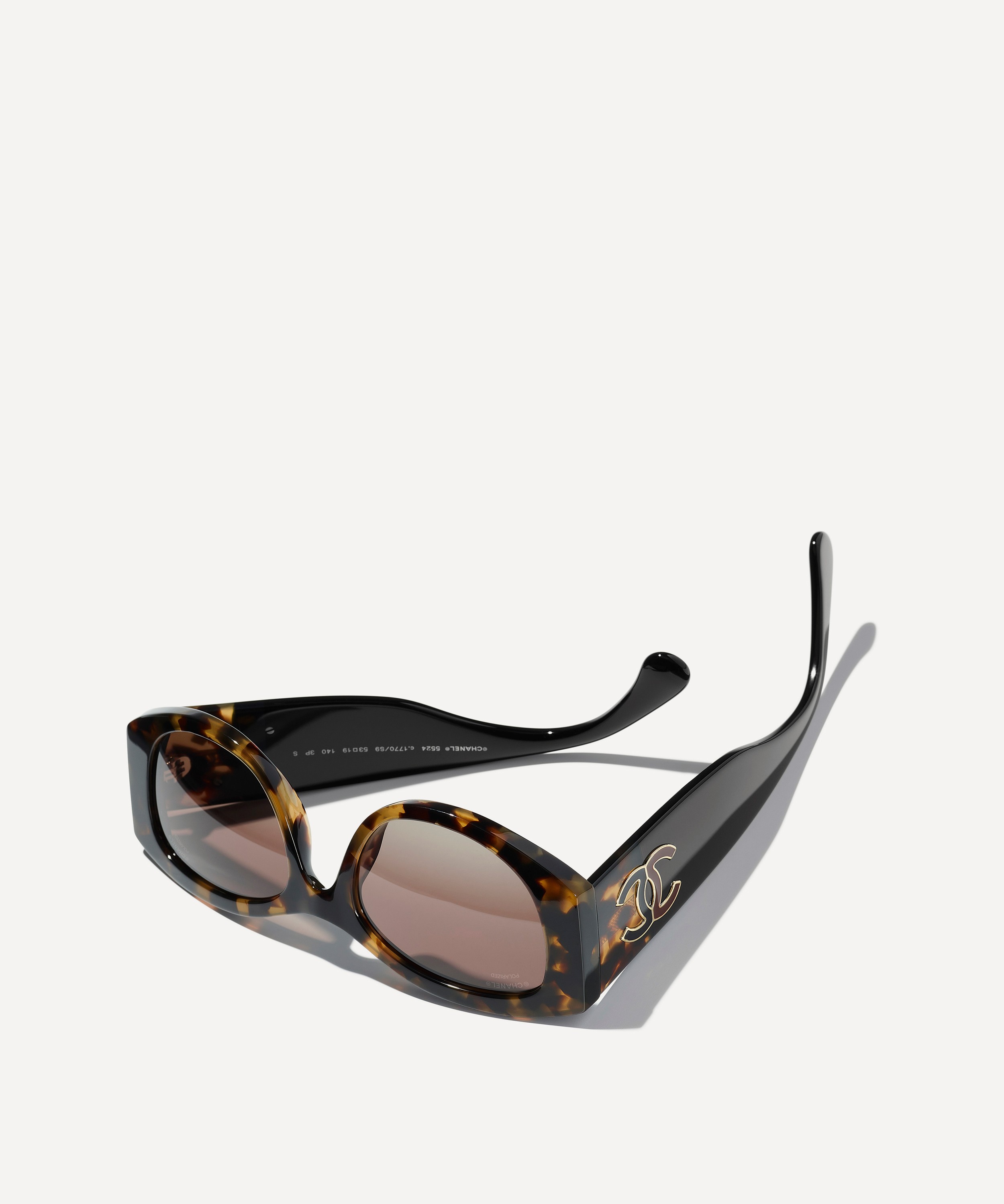 CHANEL - Oversized Oval Sunglasses image number 3