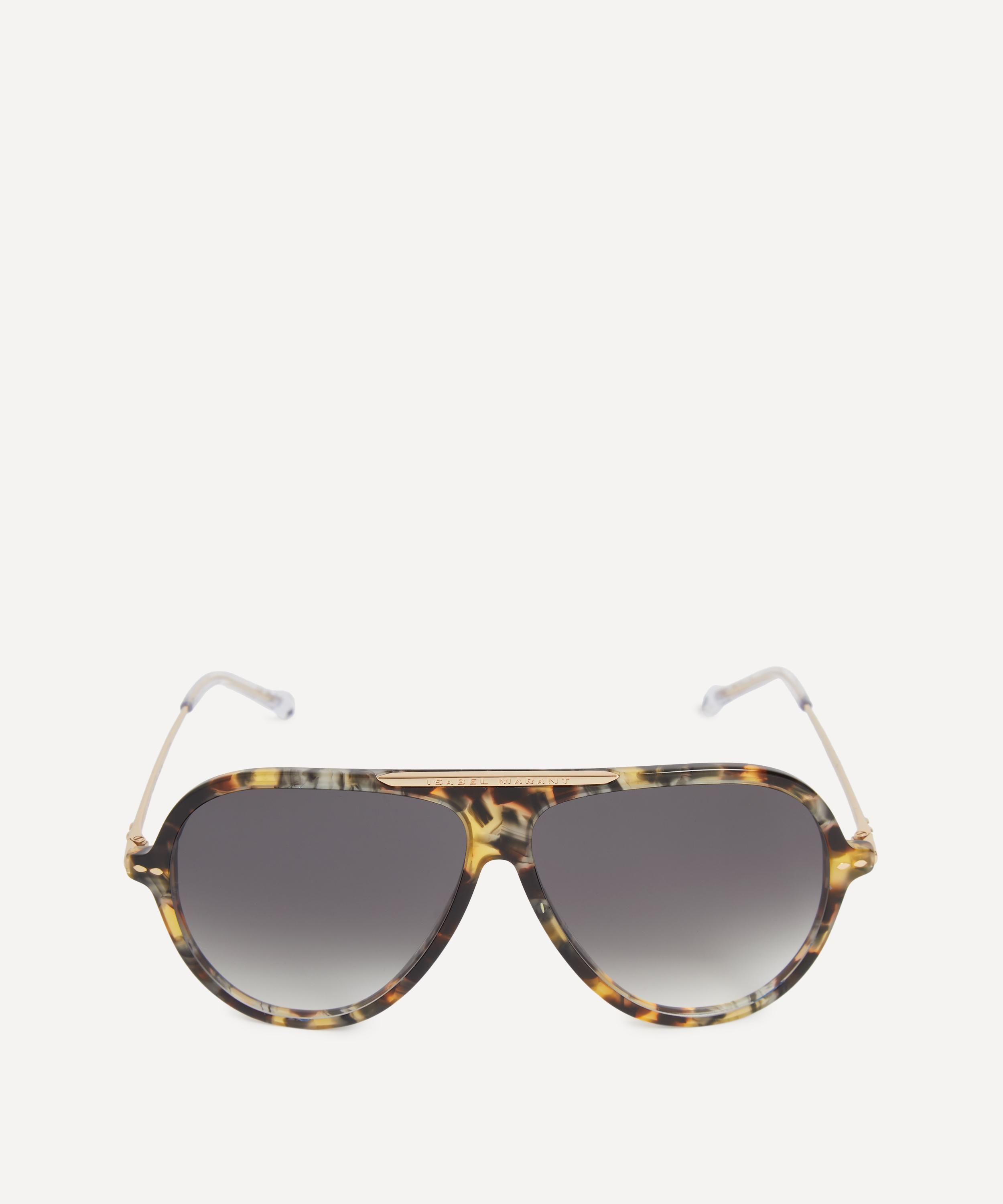 Isabel Marant - Oversized Aviator Acetate Sunglasses image number 0