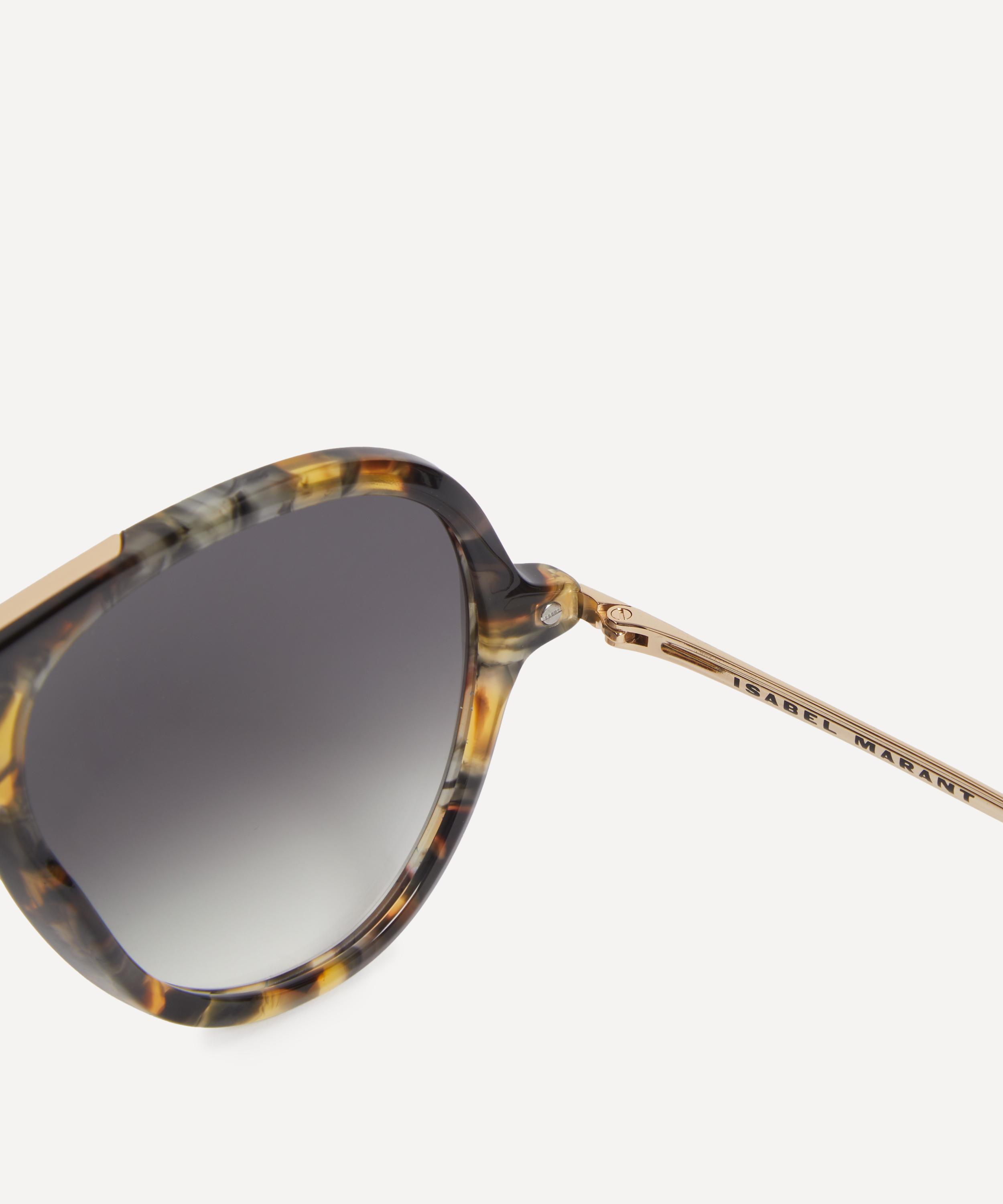 Isabel Marant - Oversized Aviator Acetate Sunglasses image number 2