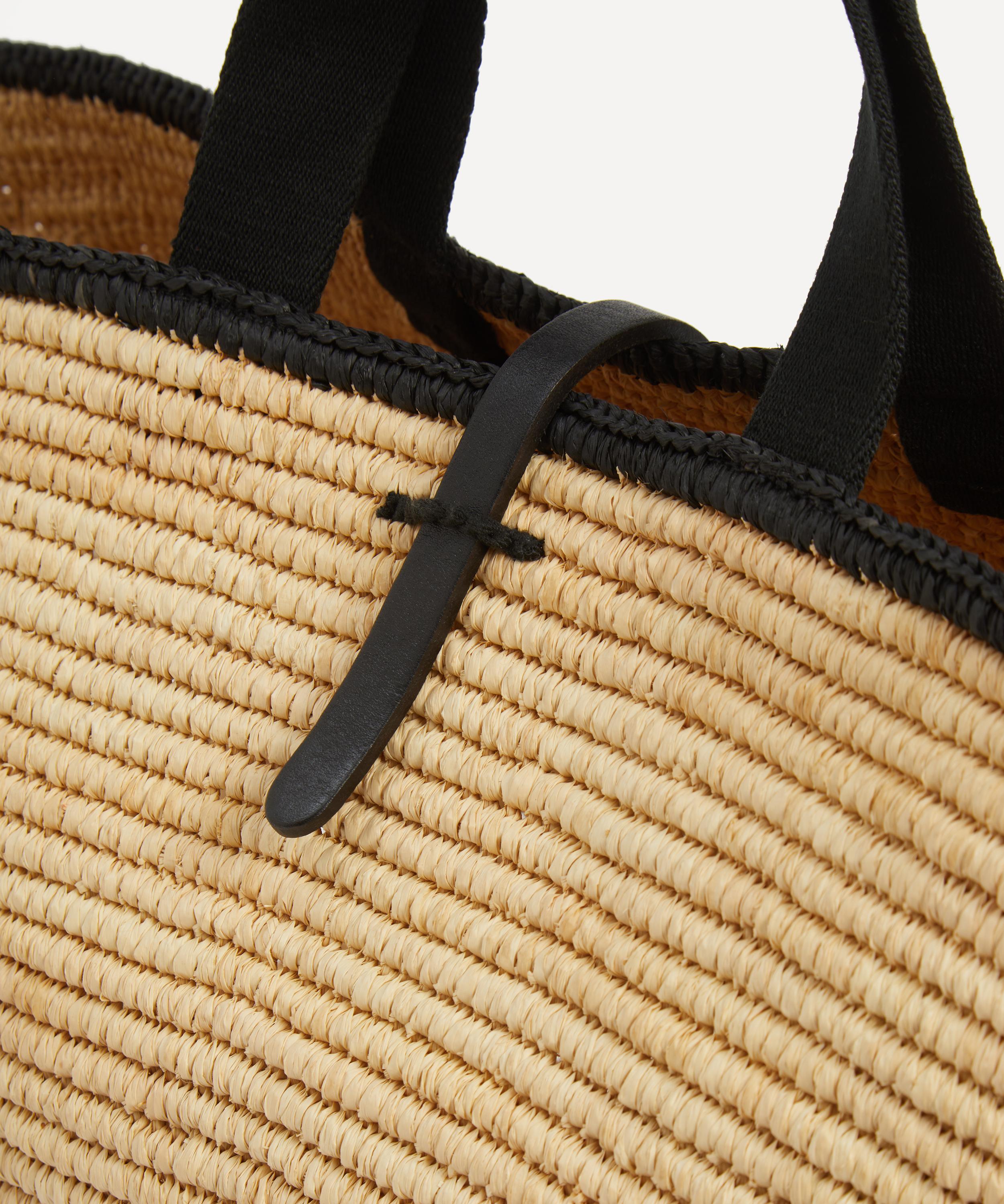 Maison N.H Paris - Carla Grand Raffia Basket Bag image number 4