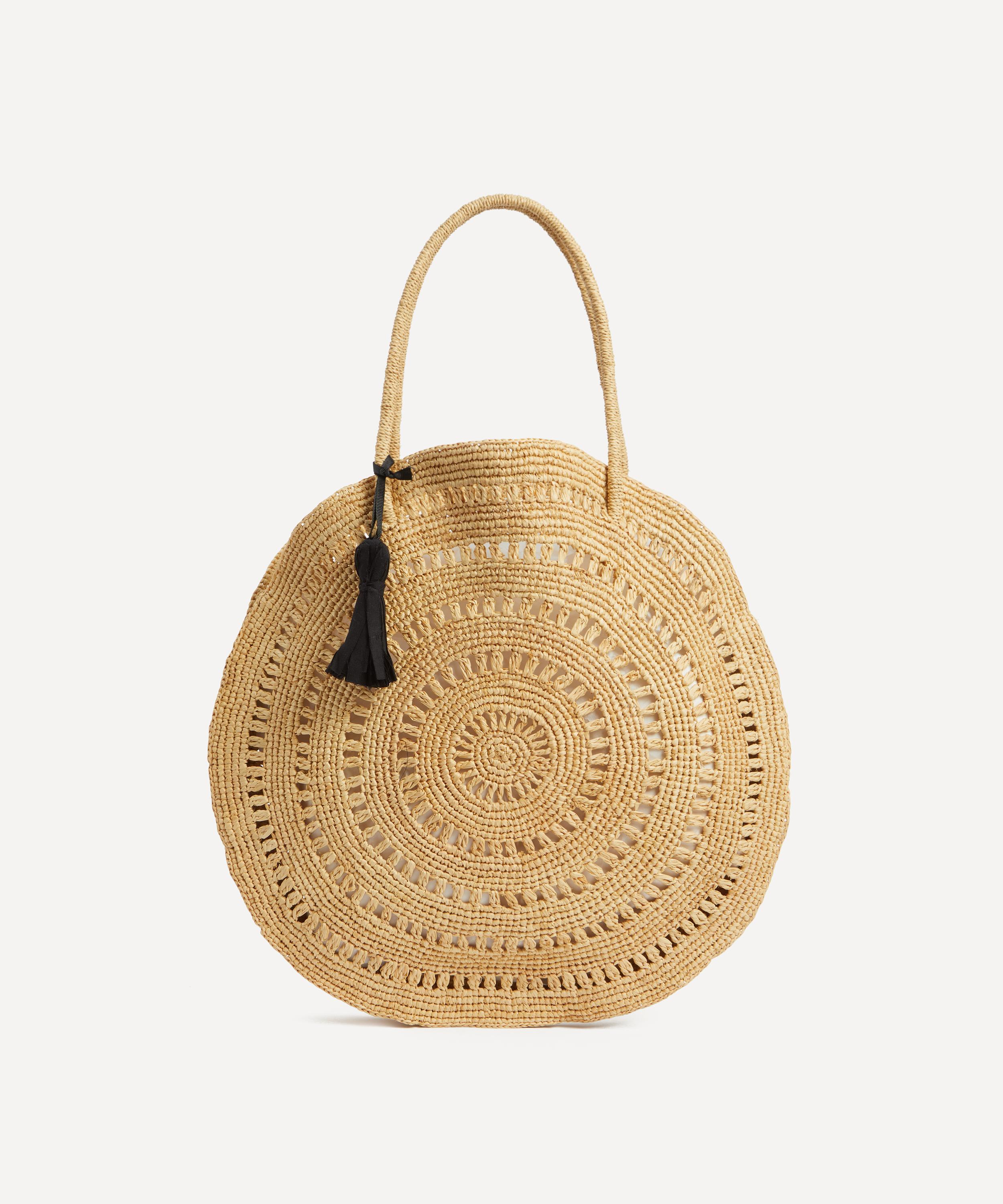 Maison N.H Paris - Cercle Grand Raffia Shoulder Bag image number 0