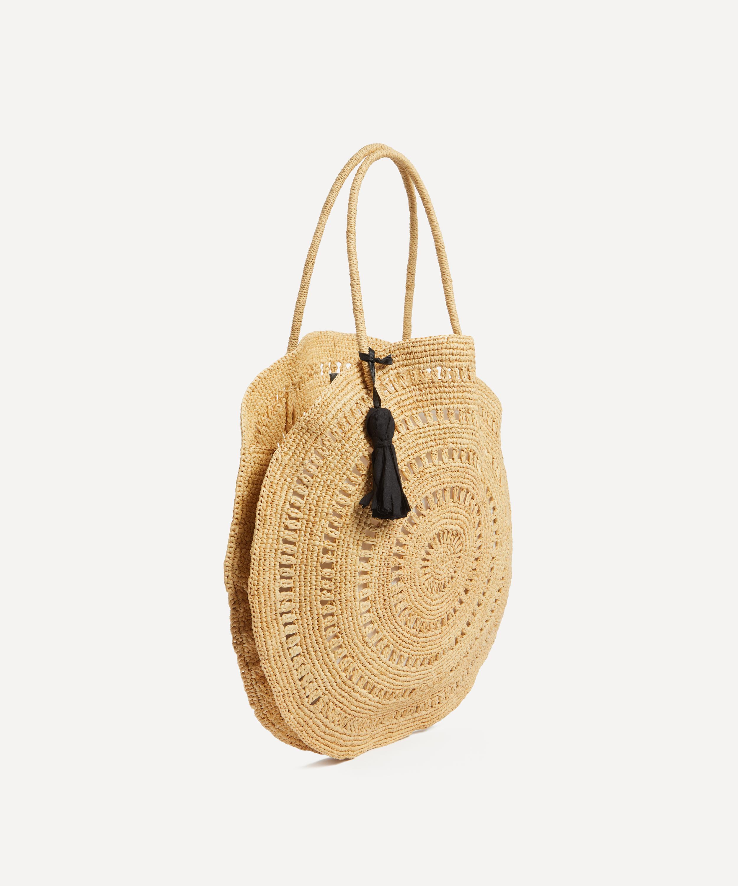 Maison N.H Paris - Cercle Grand Raffia Shoulder Bag image number 2