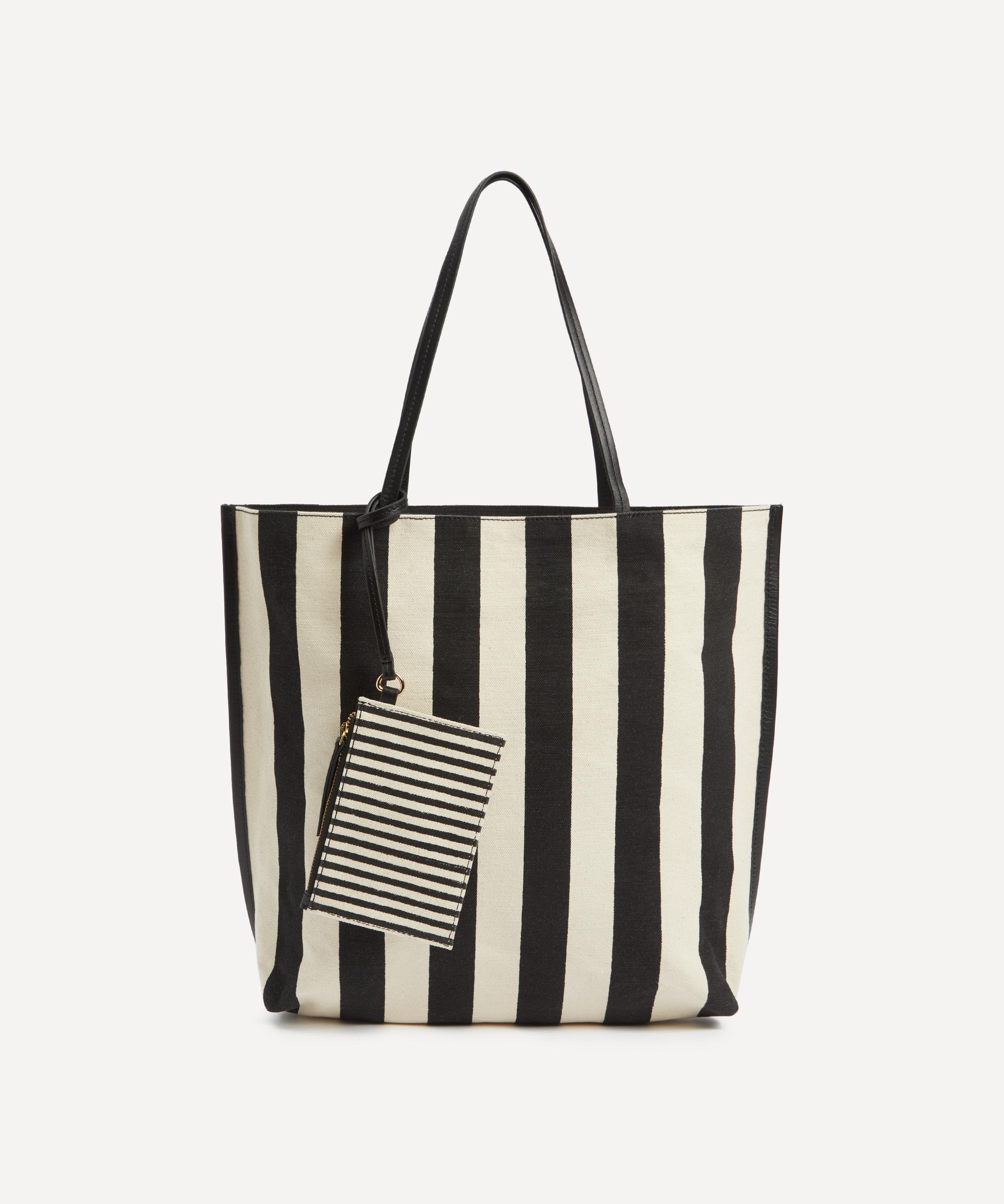 Maison N.H Paris - Saint Martin Striped Tote Bag image number 0