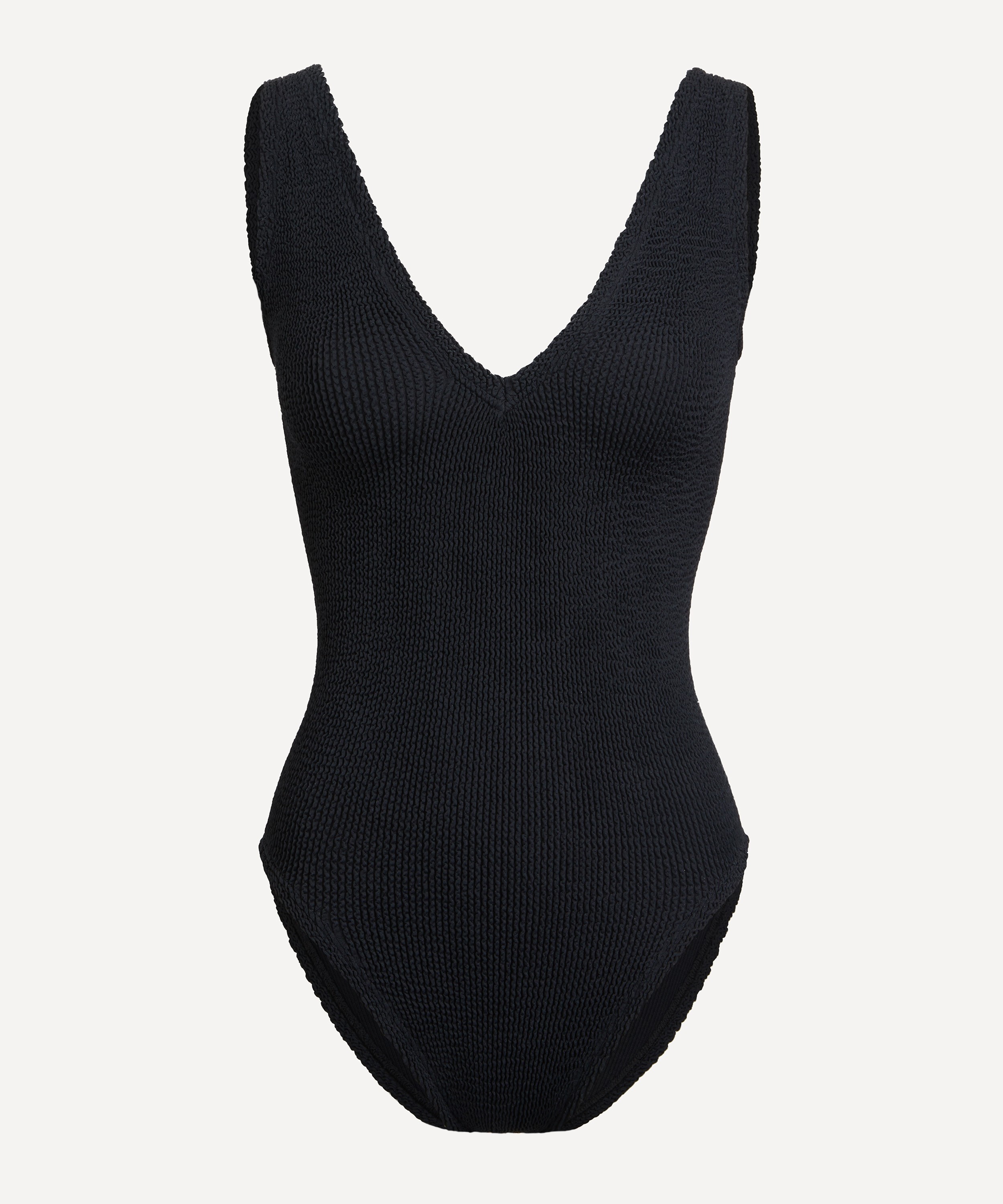 Hunza G - Sadie Black Crinkle Swimsuit