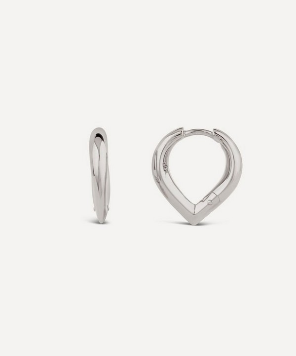 Dinny Hall - Sterling Silver Sunbeam Small Point Hoop Earrings image number null