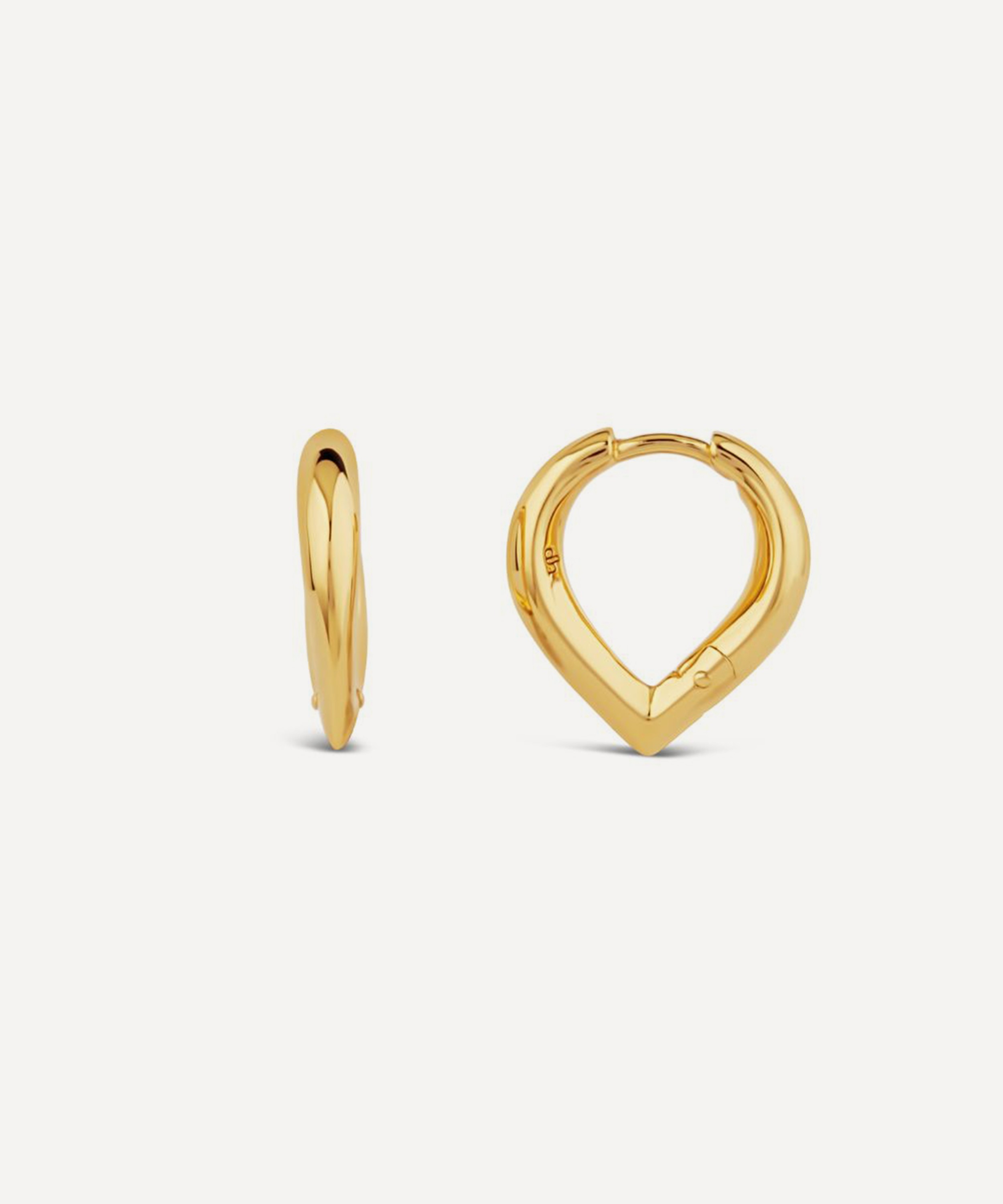 Dinny Hall - 22ct Gold-Plated Sunbeam Small Point Hoop Earrings image number 0