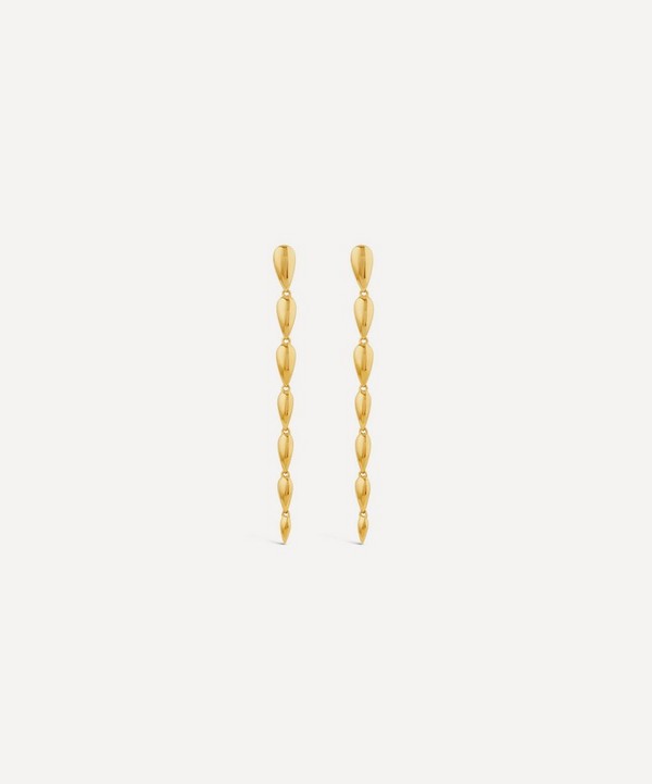 Dinny Hall - 22ct Gold-Plated Sunbeam Column Drop Earrings image number null