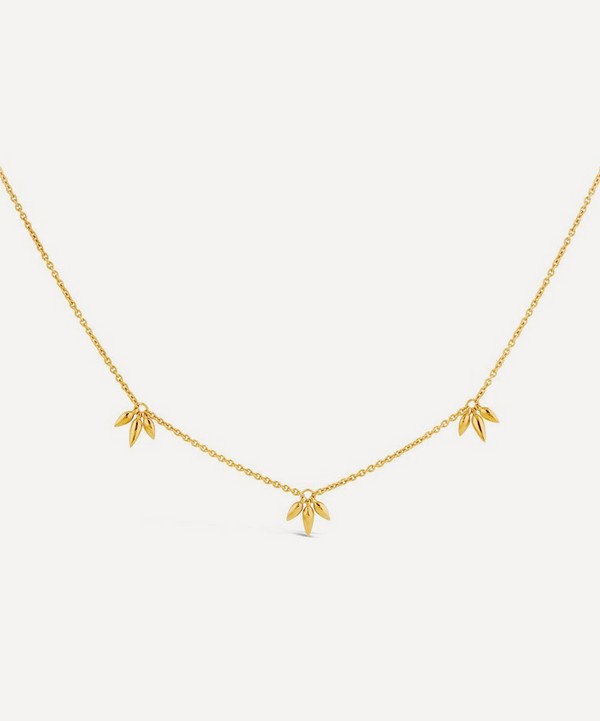 Dinny Hall - 22ct Gold-Plated Sunbeam Cluster Charm Necklace image number null