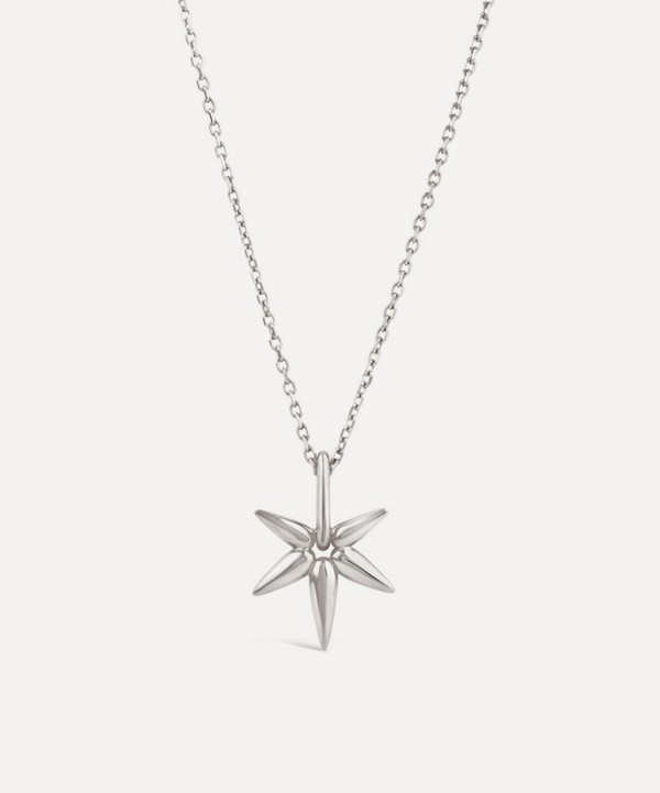 Dinny Hall - Sterling Silver Sunbeam Charm Pendant Necklace