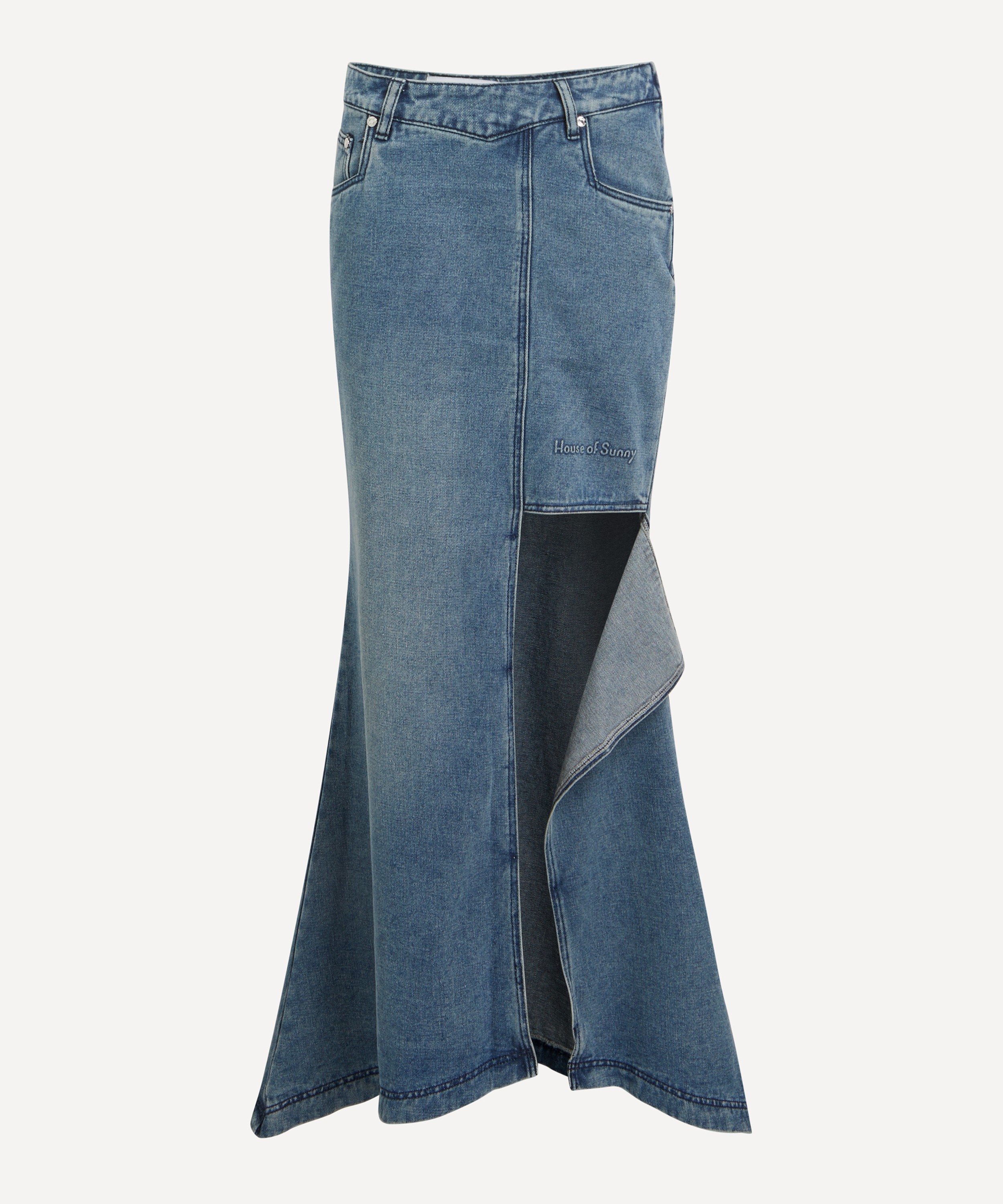 House of Sunny - The Cascade Denim Skirt image number 0