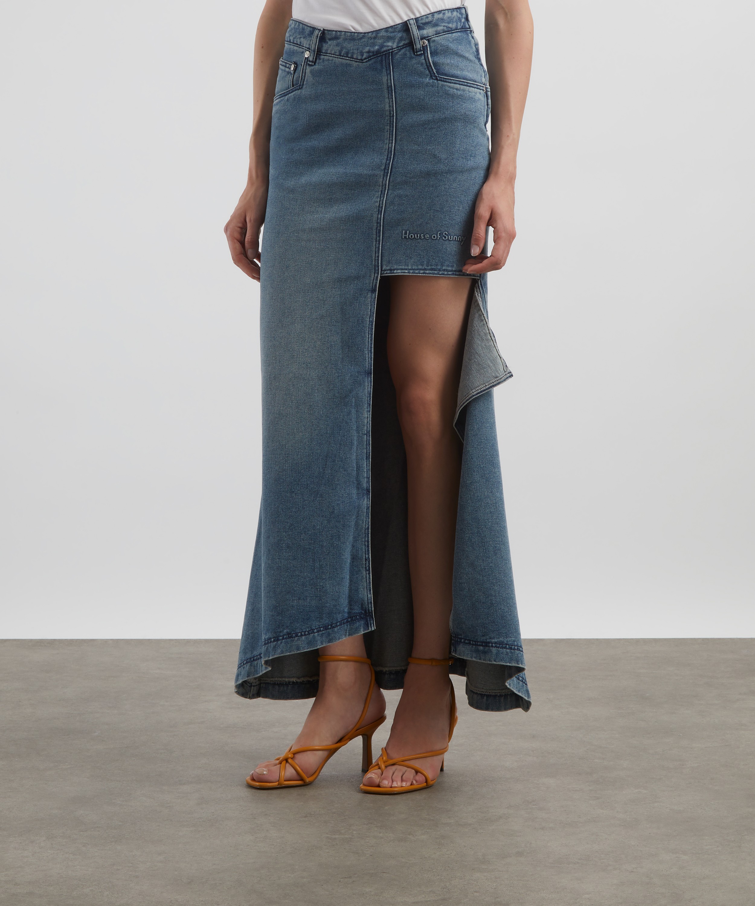 House of Sunny - The Cascade Denim Skirt image number 2