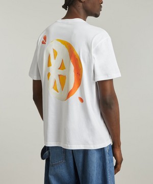 JW Anderson - JWA Orange Print T-Shirt image number 3