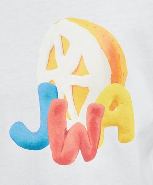 JW Anderson - JWA Orange Print T-Shirt image number 4