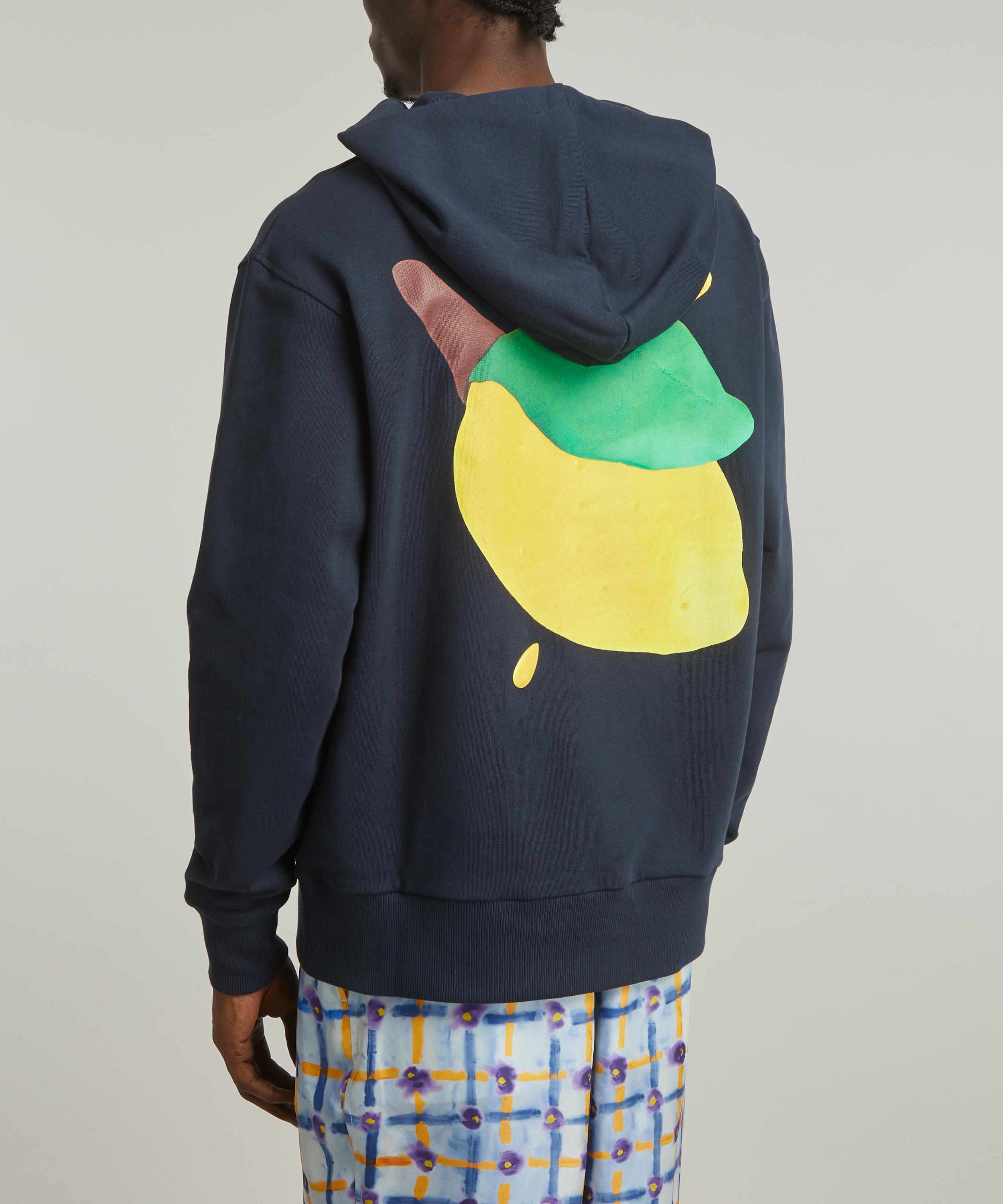 JW Anderson - JWA Lemon Print Hoodie image number 3