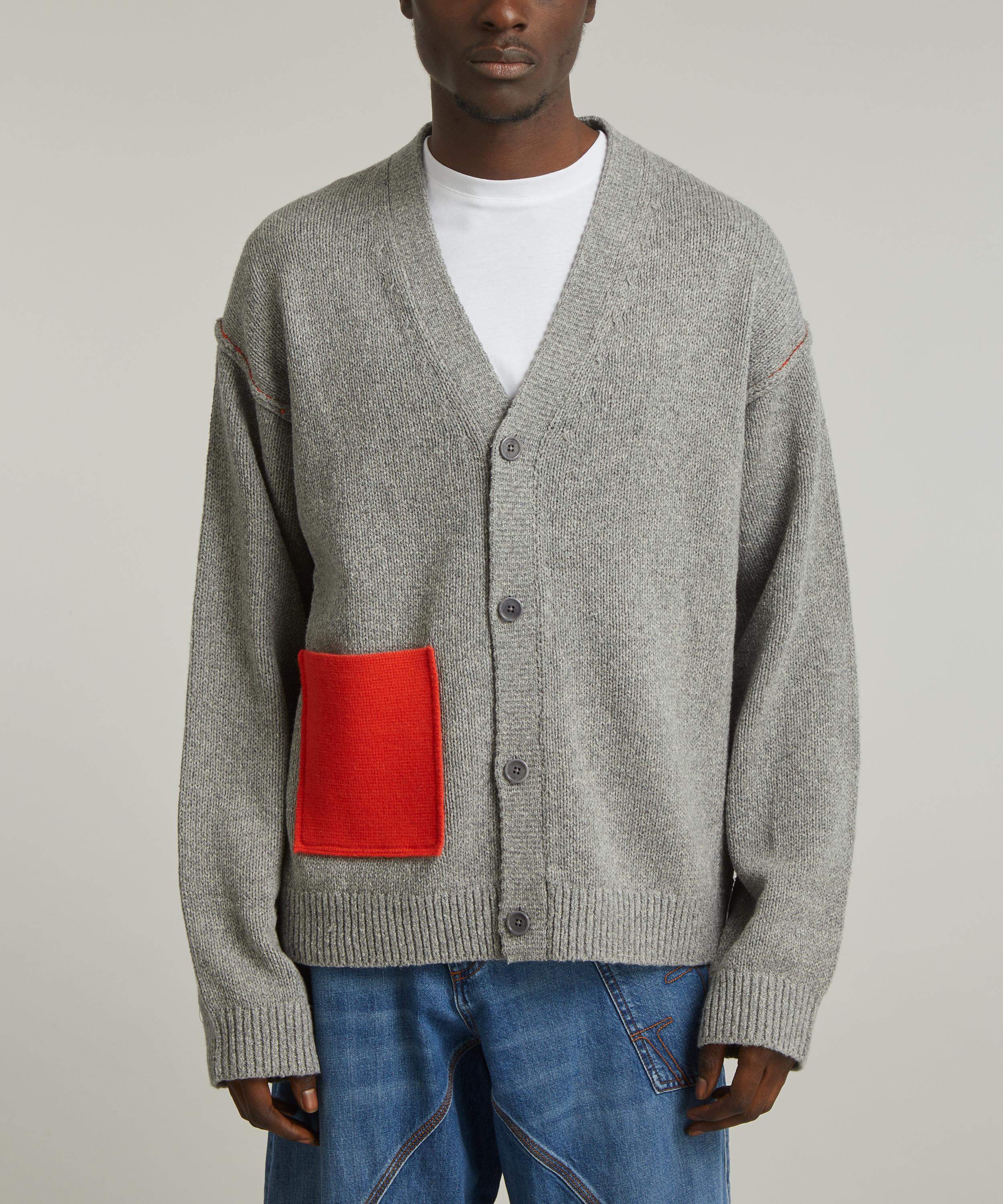 JW Anderson - JWA Contrast Pocket Cardigan image number 2