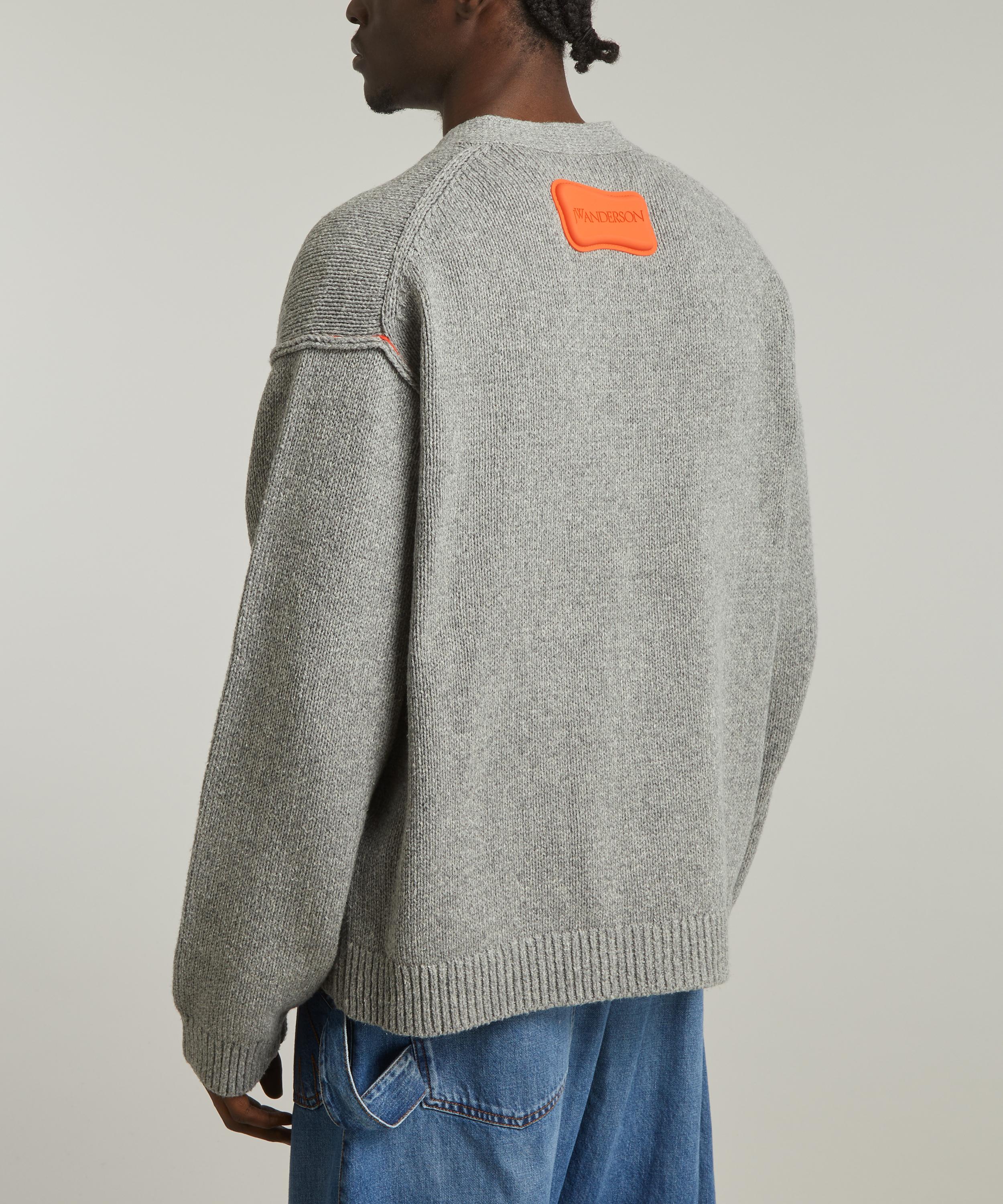 JW Anderson - JWA Contrast Pocket Cardigan image number 3