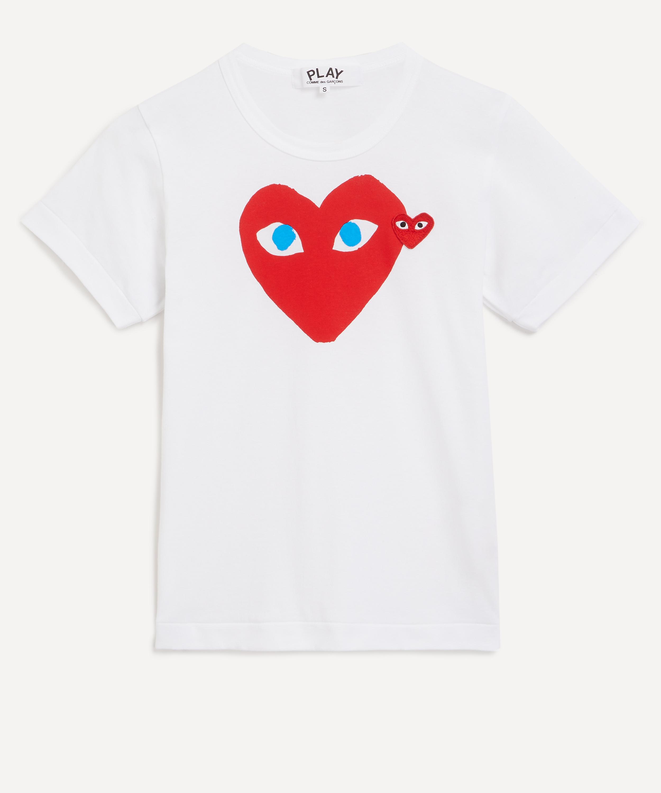 Comme des Garçons Play - Short Sleeve Logo T-Shirt image number 0